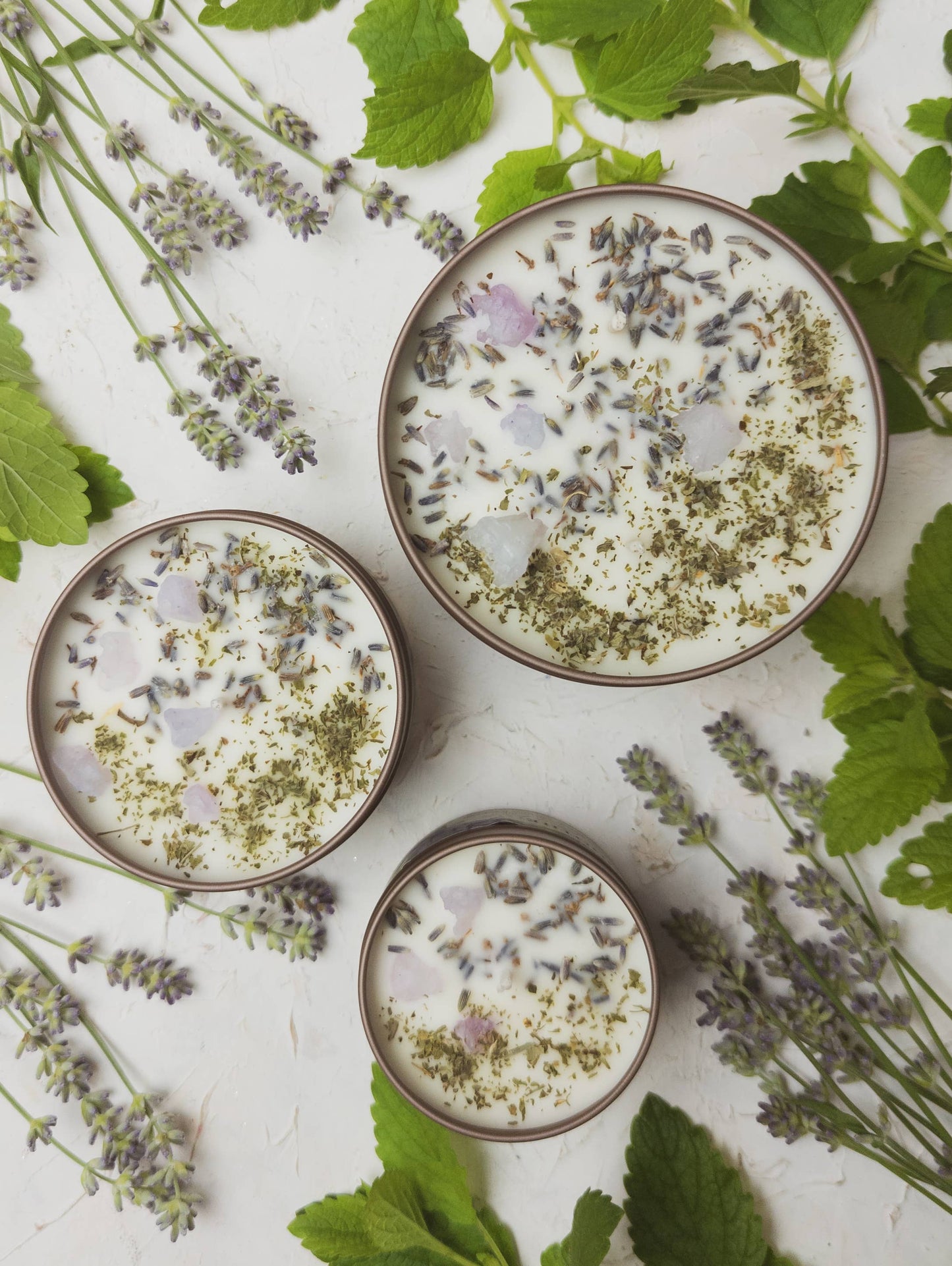 ‘Soothe’ Lavender Mint Botanical Soy Candle 4 oz
