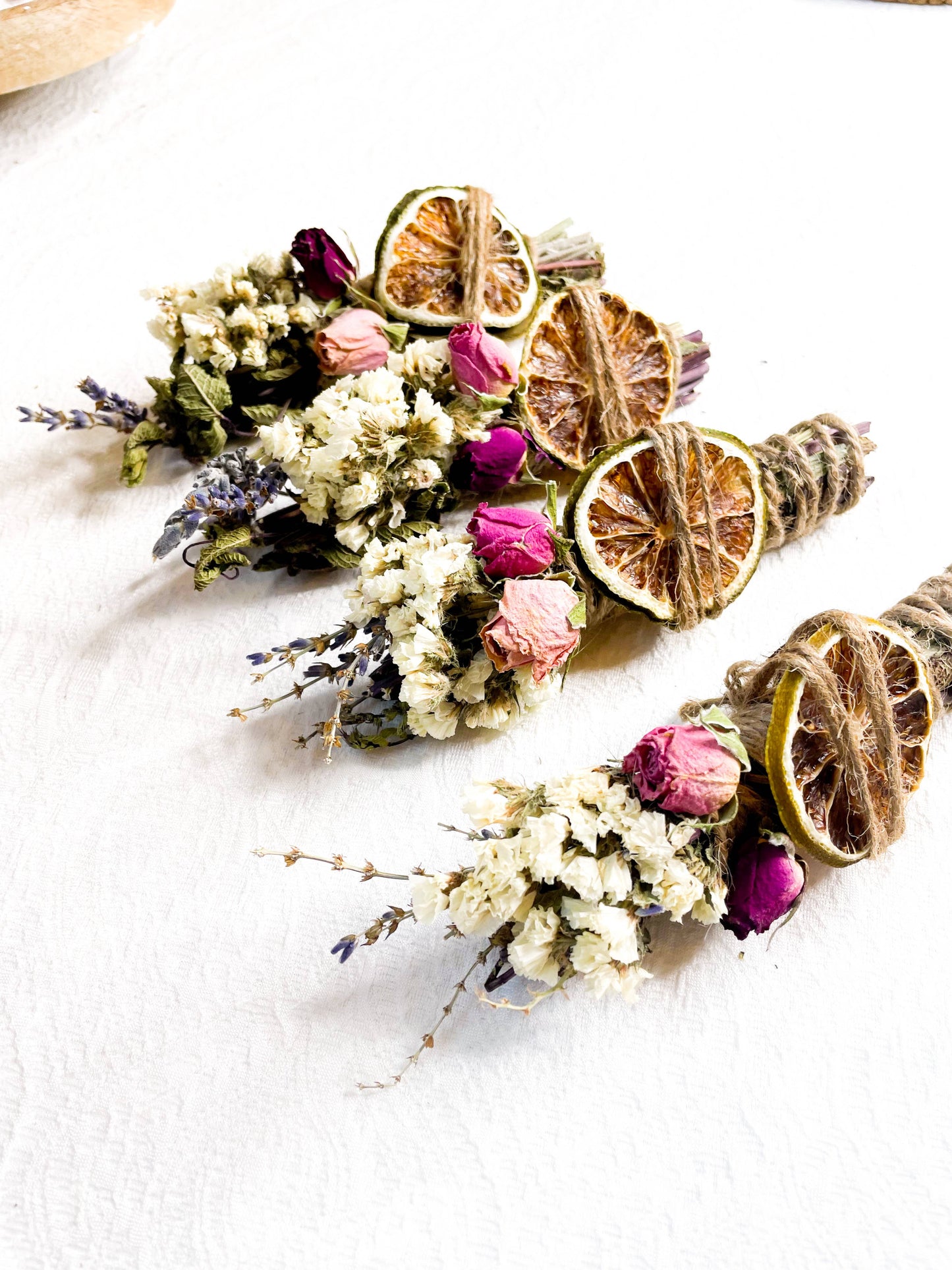 Lavender, Mint, Lime Spring Smudge Stick