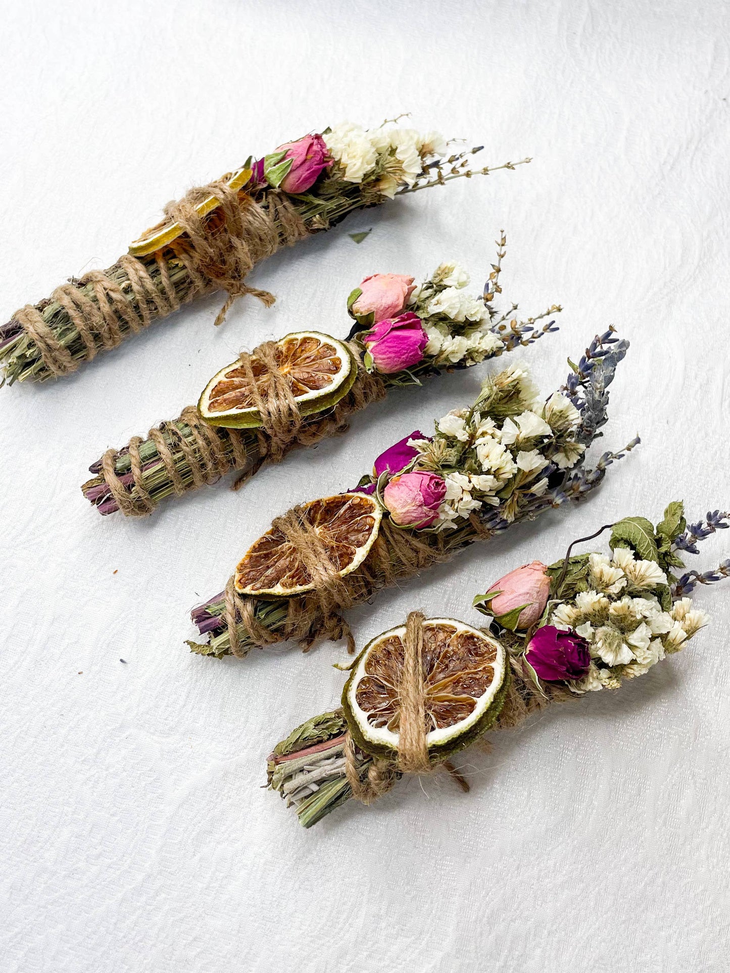 Lavender, Mint, Lime Spring Smudge Stick