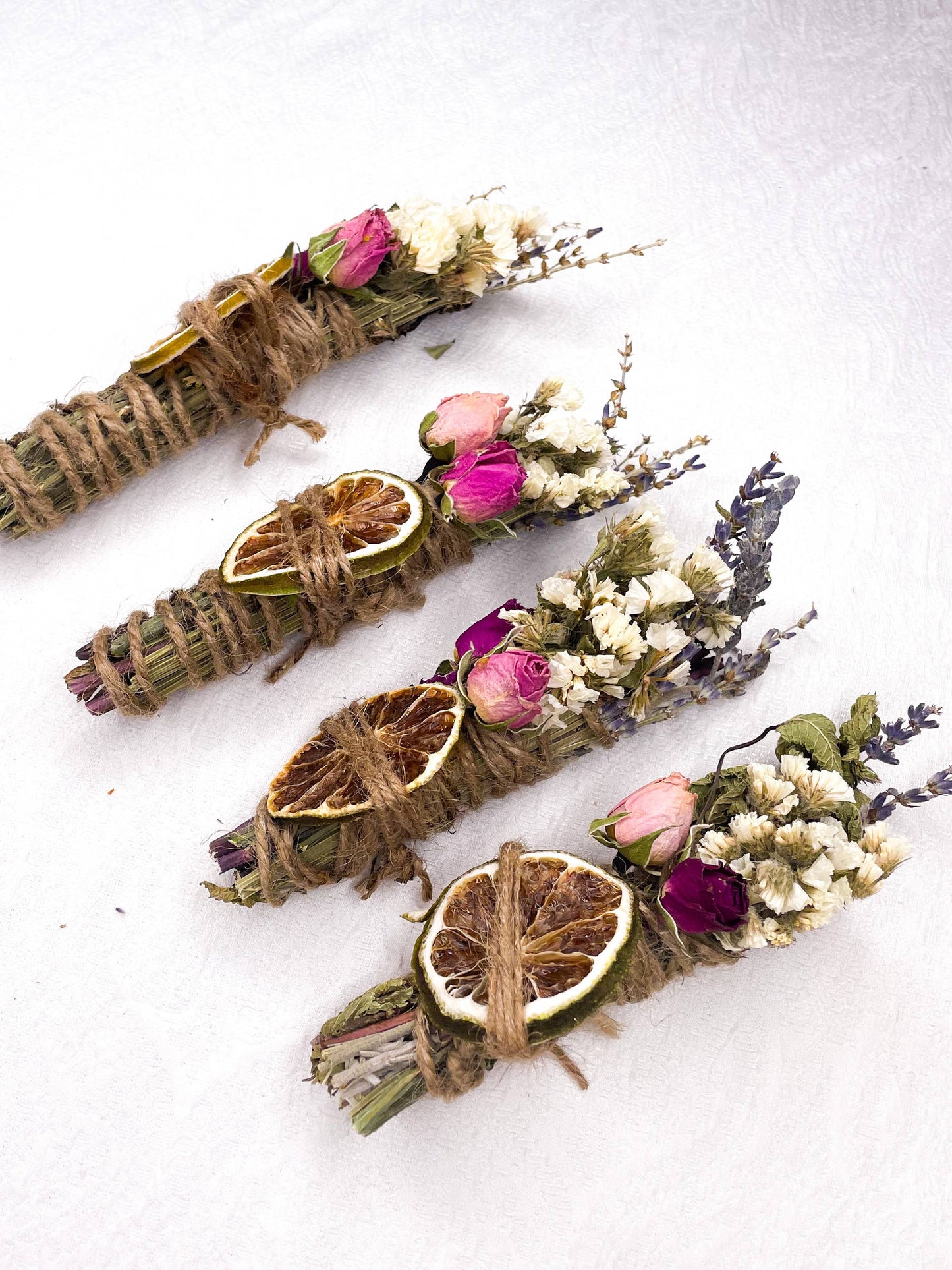 Lavender, Mint, Lime Spring Smudge Stick