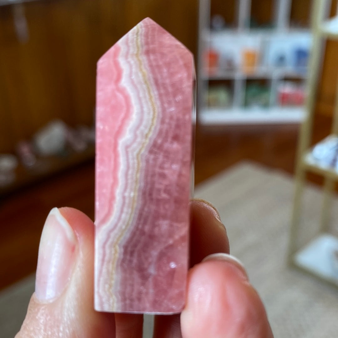 Rhodochrosite tower(s)