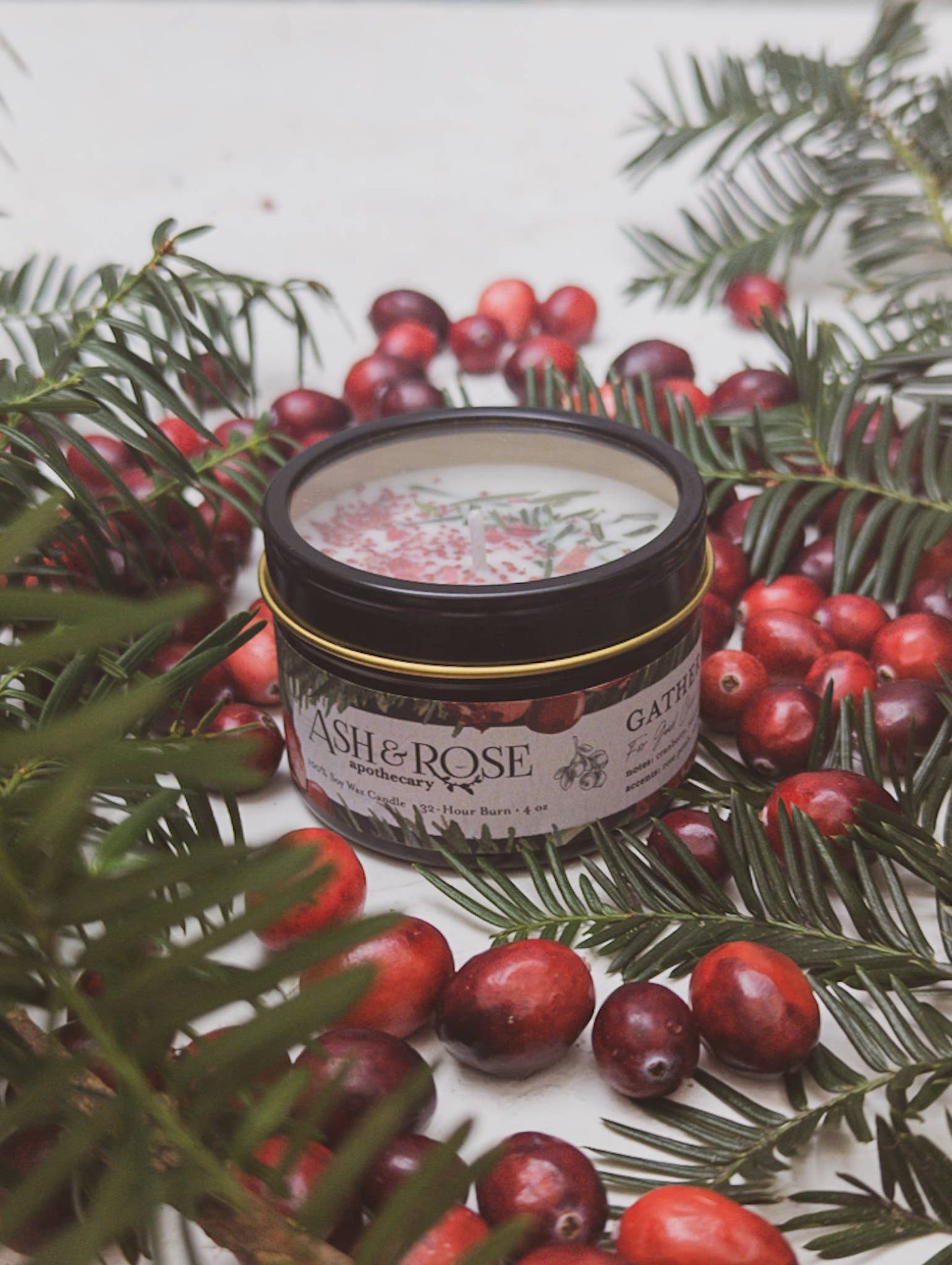 Cranberry Pine SoyCandle 4 oz