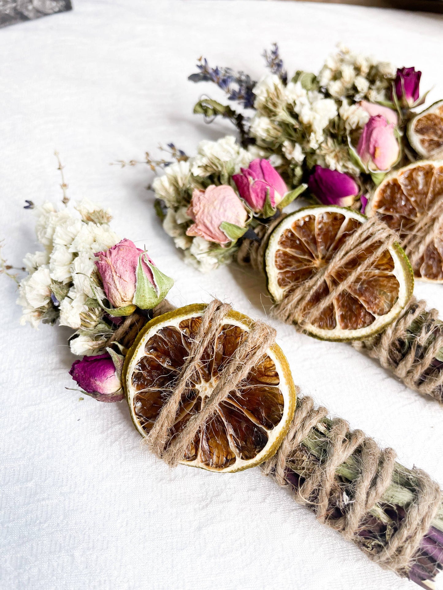 Lavender, Mint, Lime Spring Smudge Stick