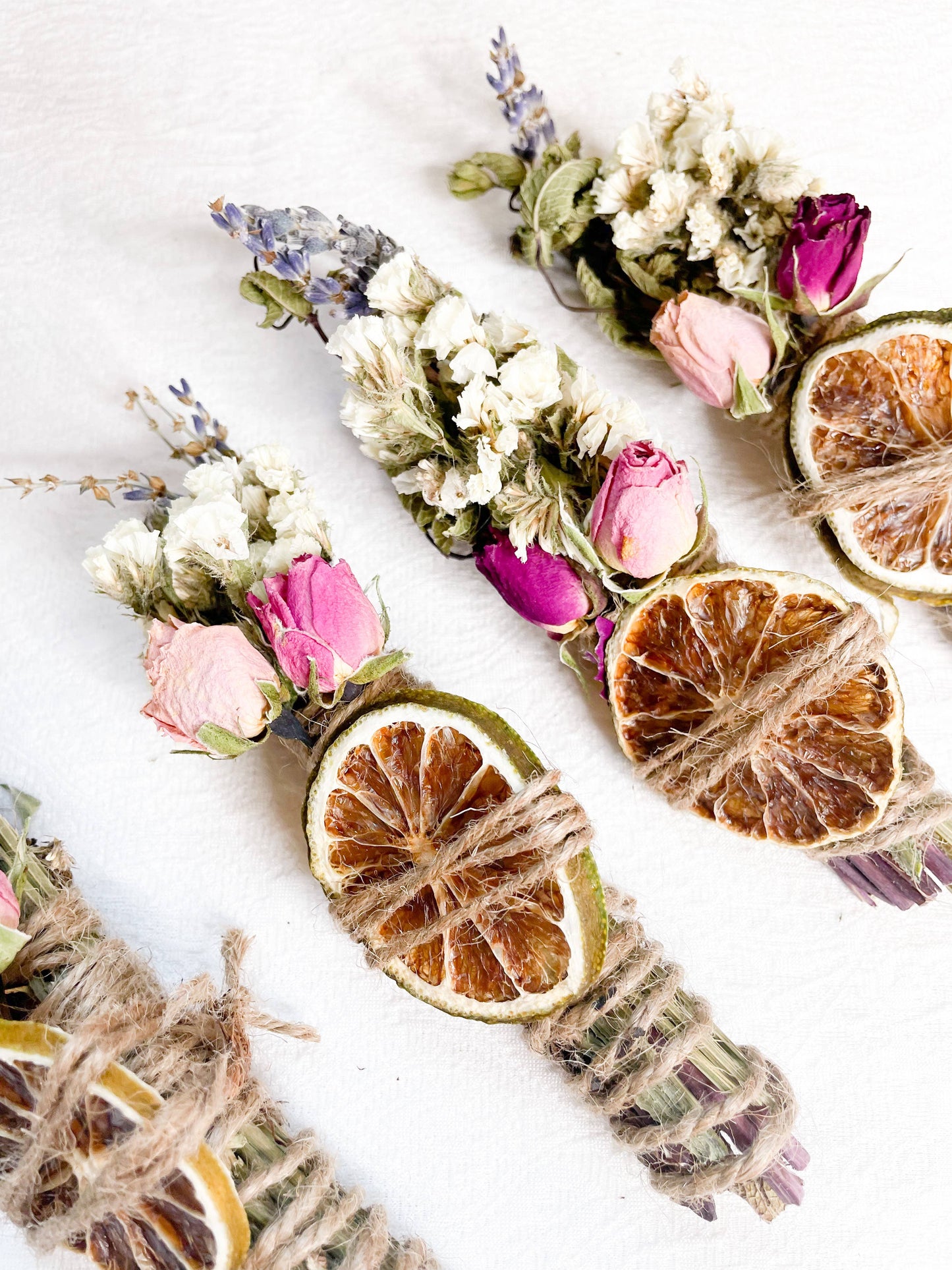 Lavender, Mint, Lime Spring Smudge Stick