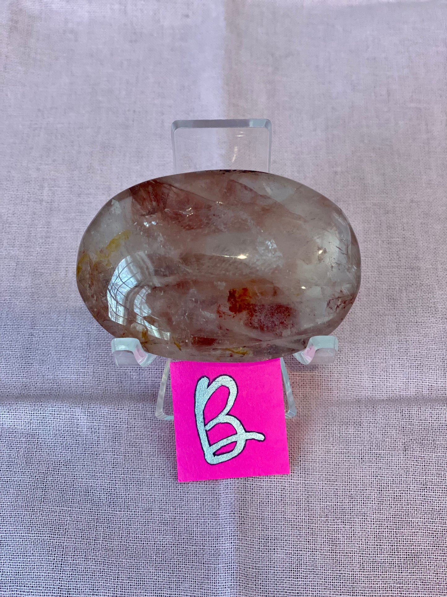 Fire Quartz Palmstone