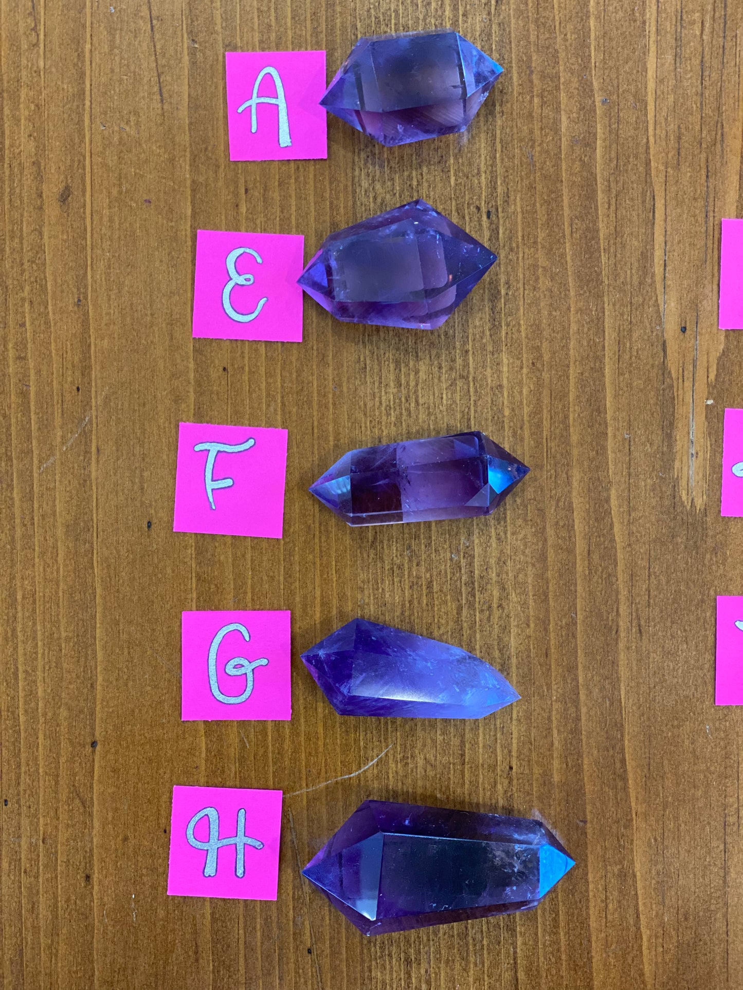 Double Terminated Amethyst