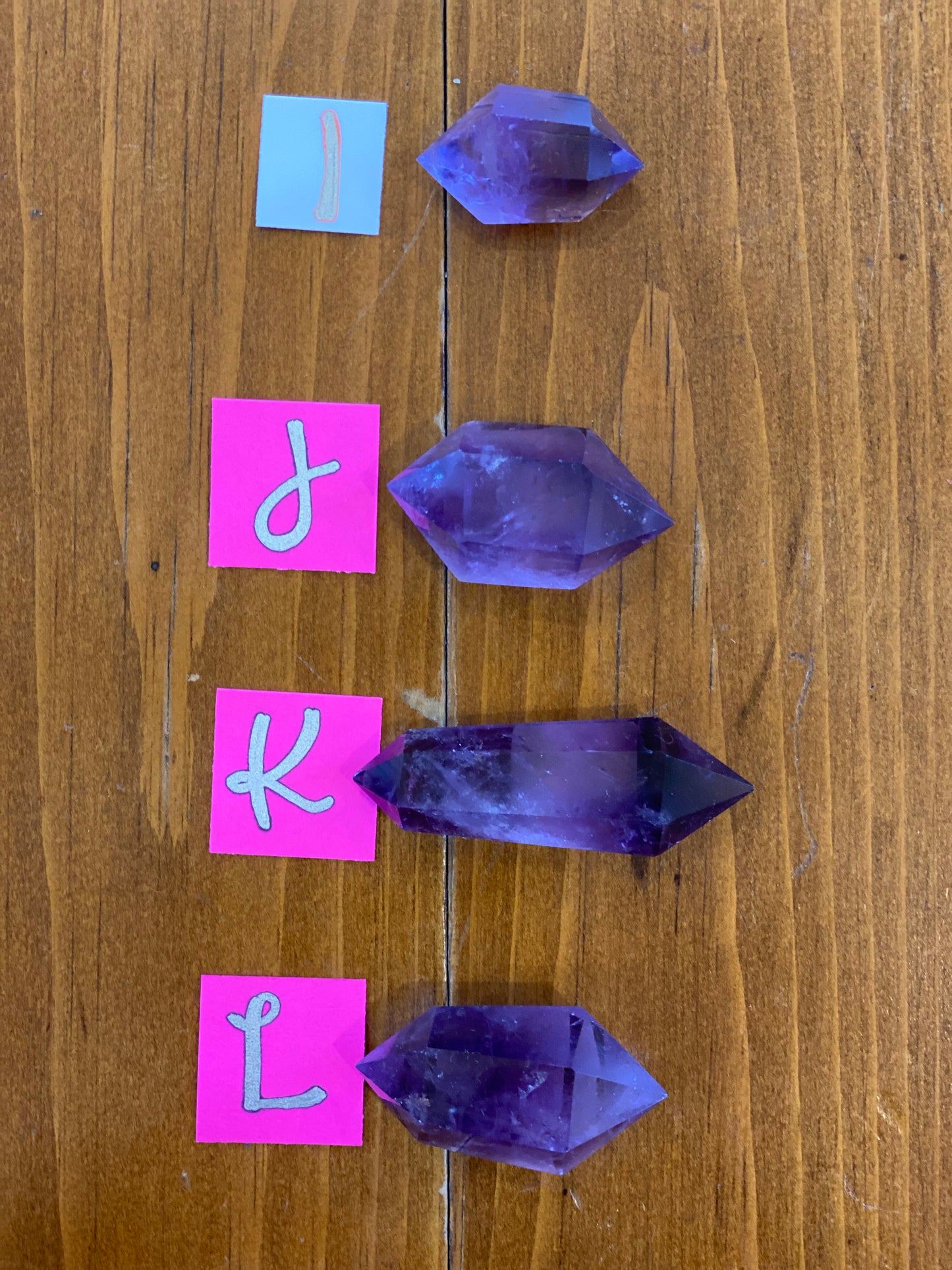 Double Terminated Amethyst