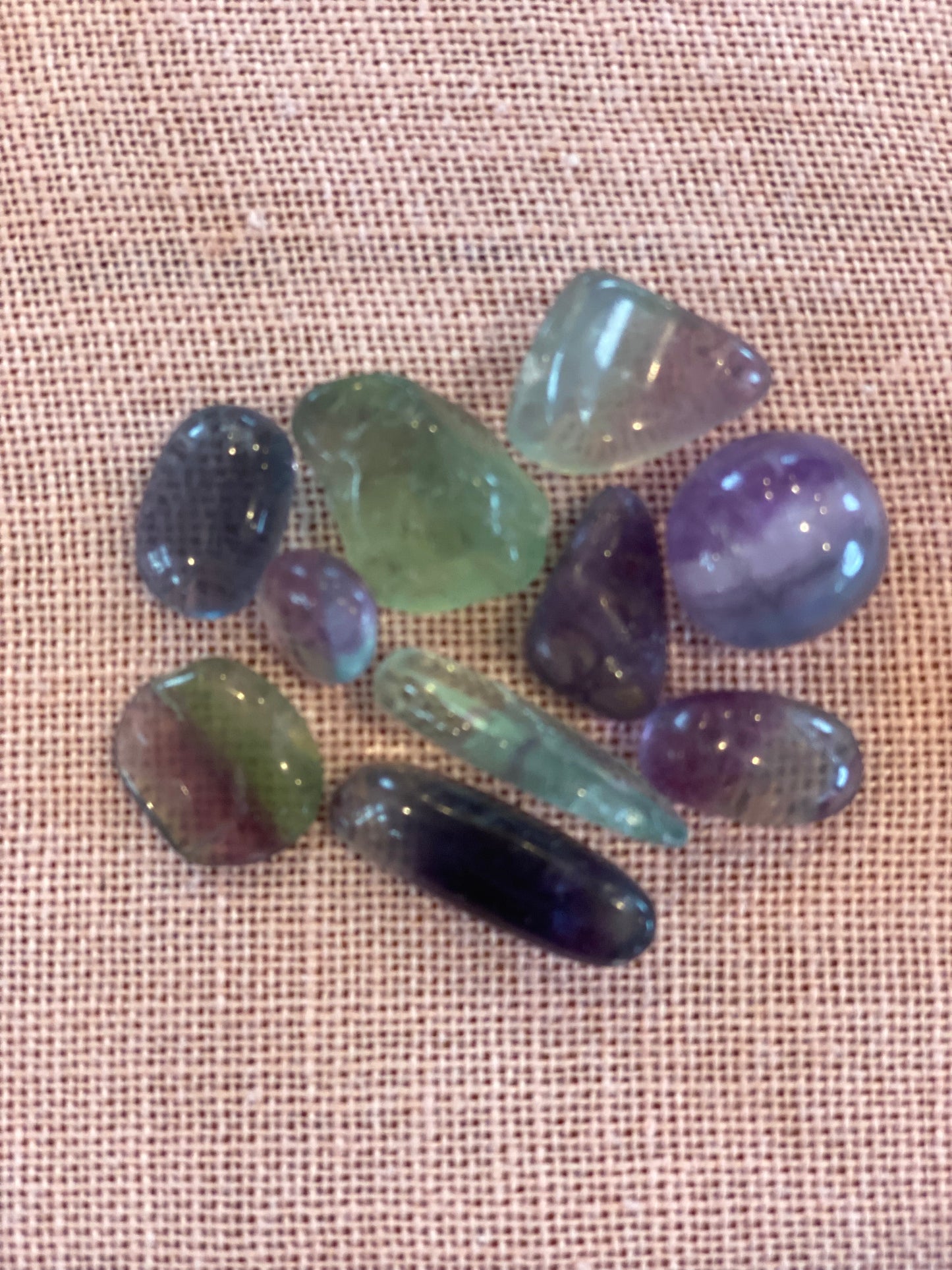 Fluorite Tumbles