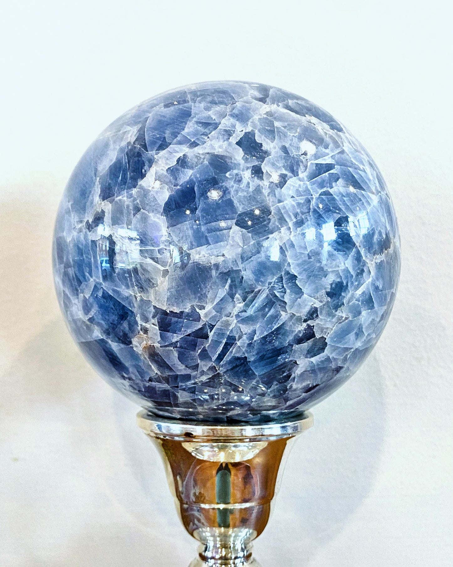 Blue Calcite Sphere