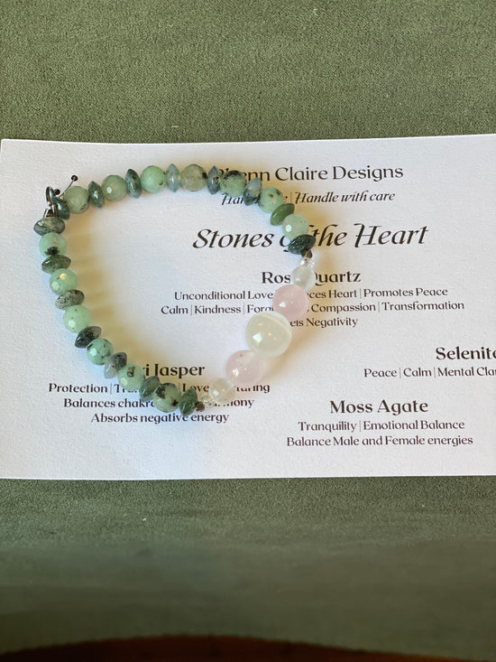 Stones from the Heart Bracelet Collection by Rhenn Claire
