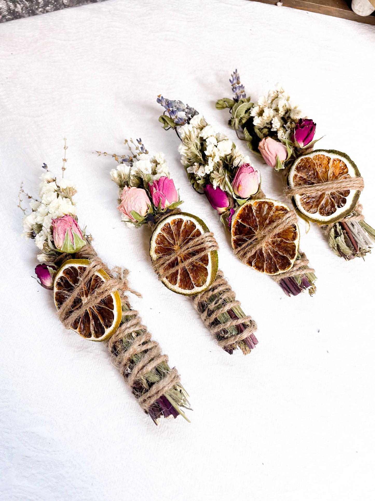 Lavender, Mint, Lime Spring Smudge Stick