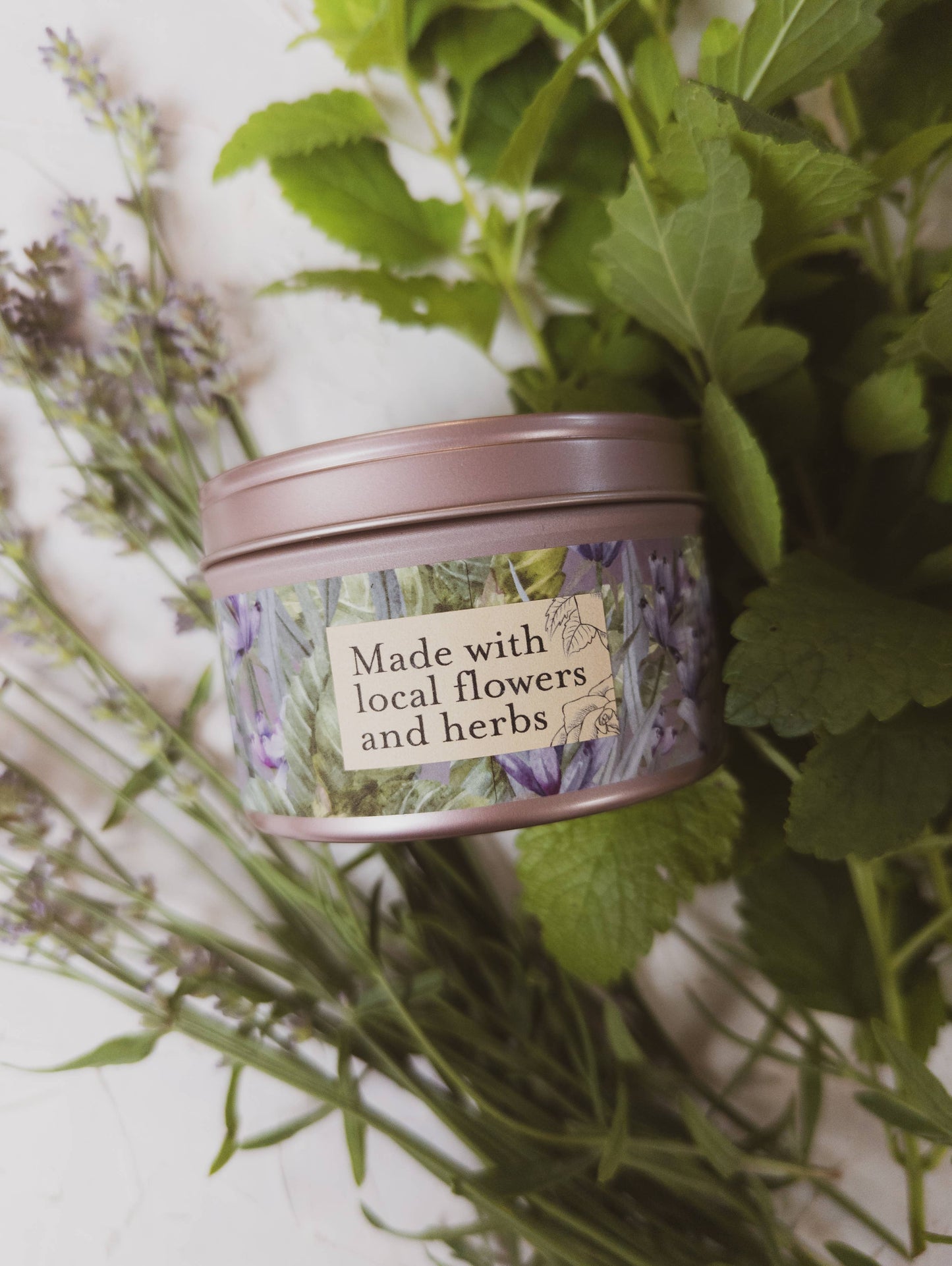 ‘Soothe’ Lavender Mint Botanical Soy Candle 4 oz
