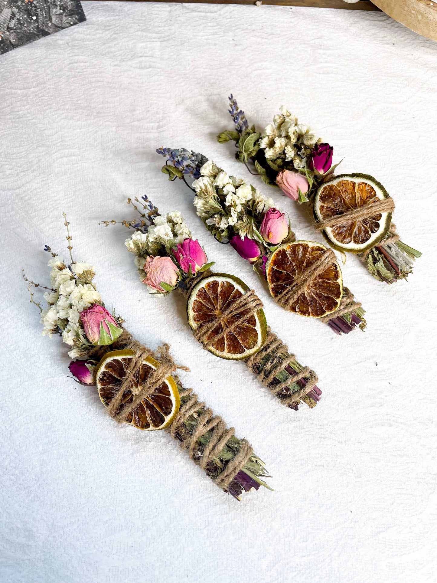 Lavender, Mint, Lime Spring Smudge Stick
