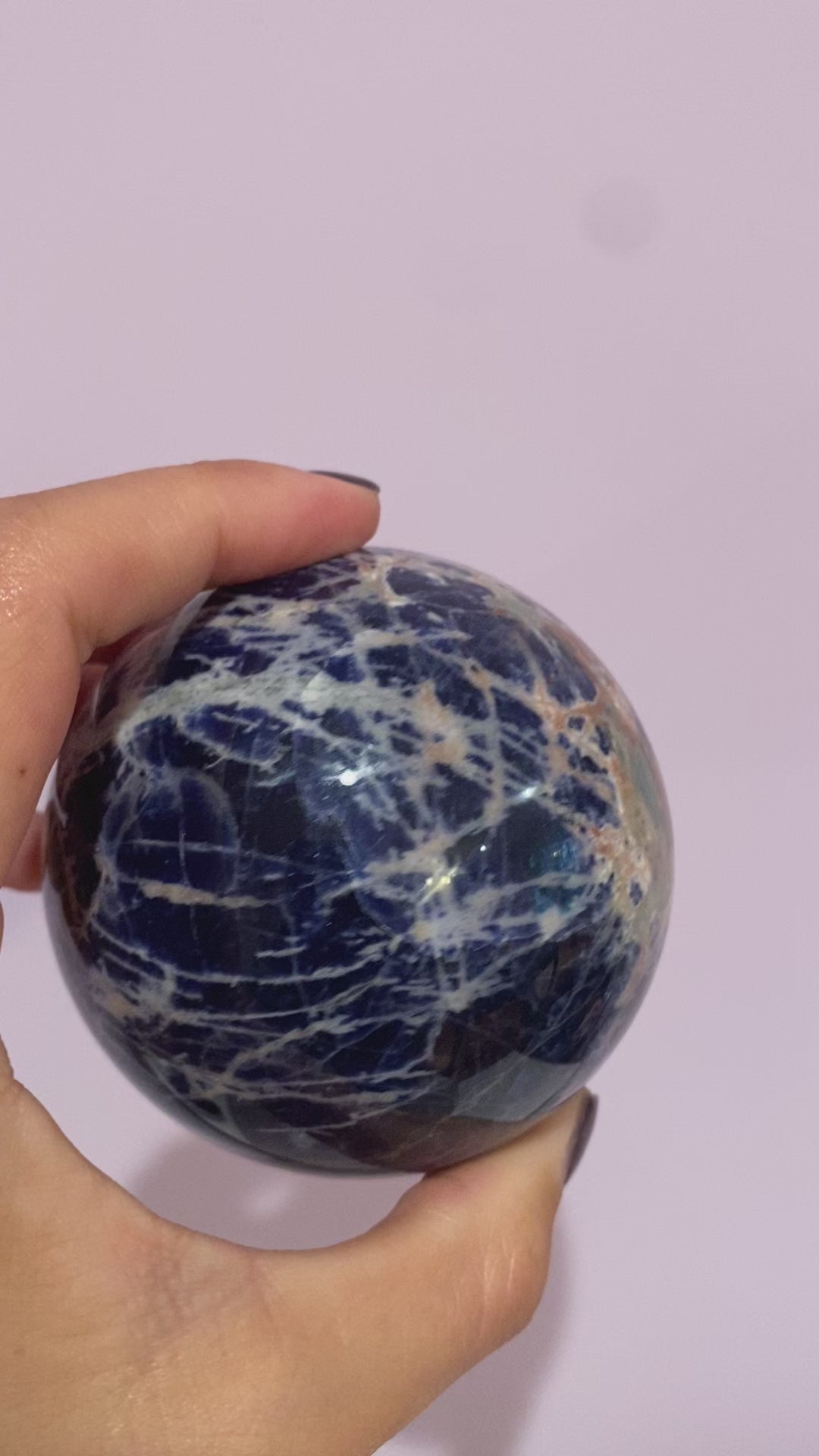 Load and play video in Gallery viewer, Sodalite Sphere
