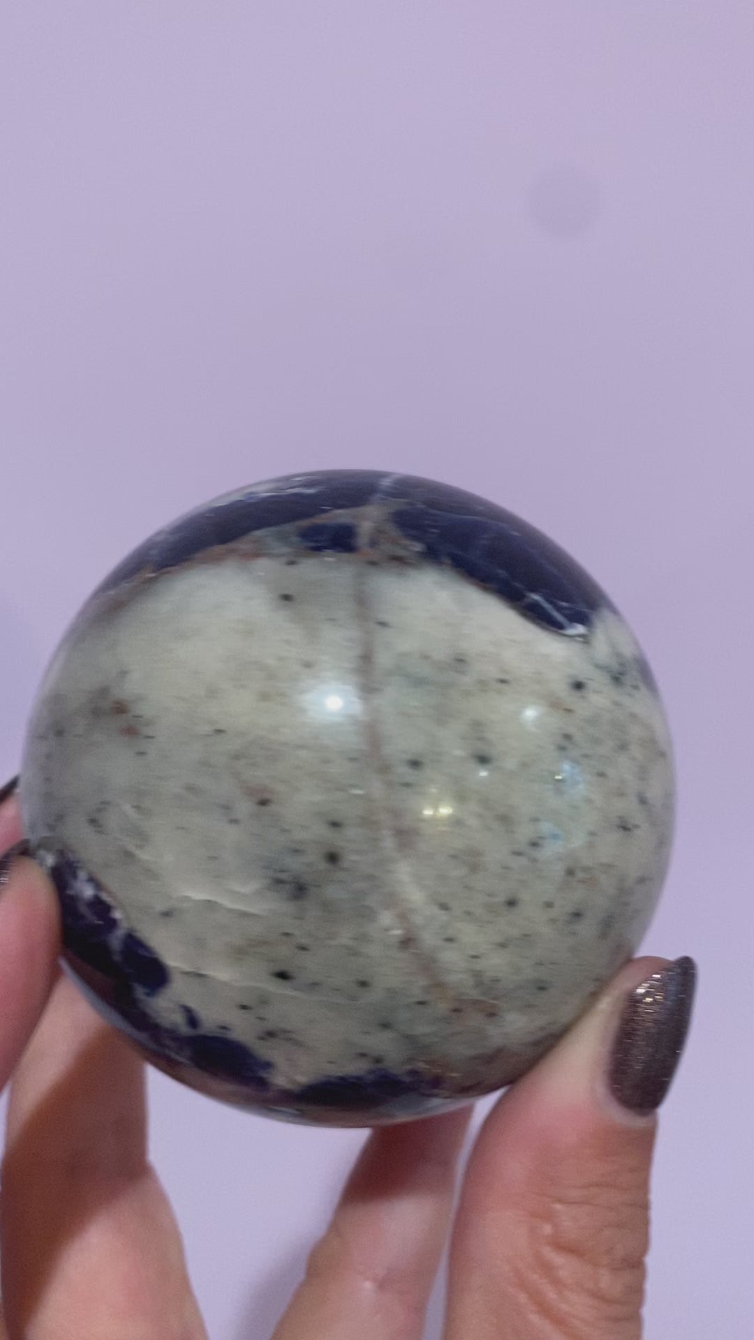 Load and play video in Gallery viewer, Sodalite Sphere