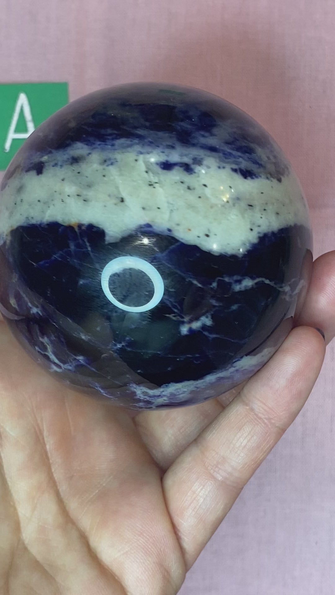 Load and play video in Gallery viewer, Sodalite Sphere
