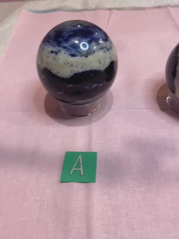 Load and play video in Gallery viewer, Sodalite Sphere