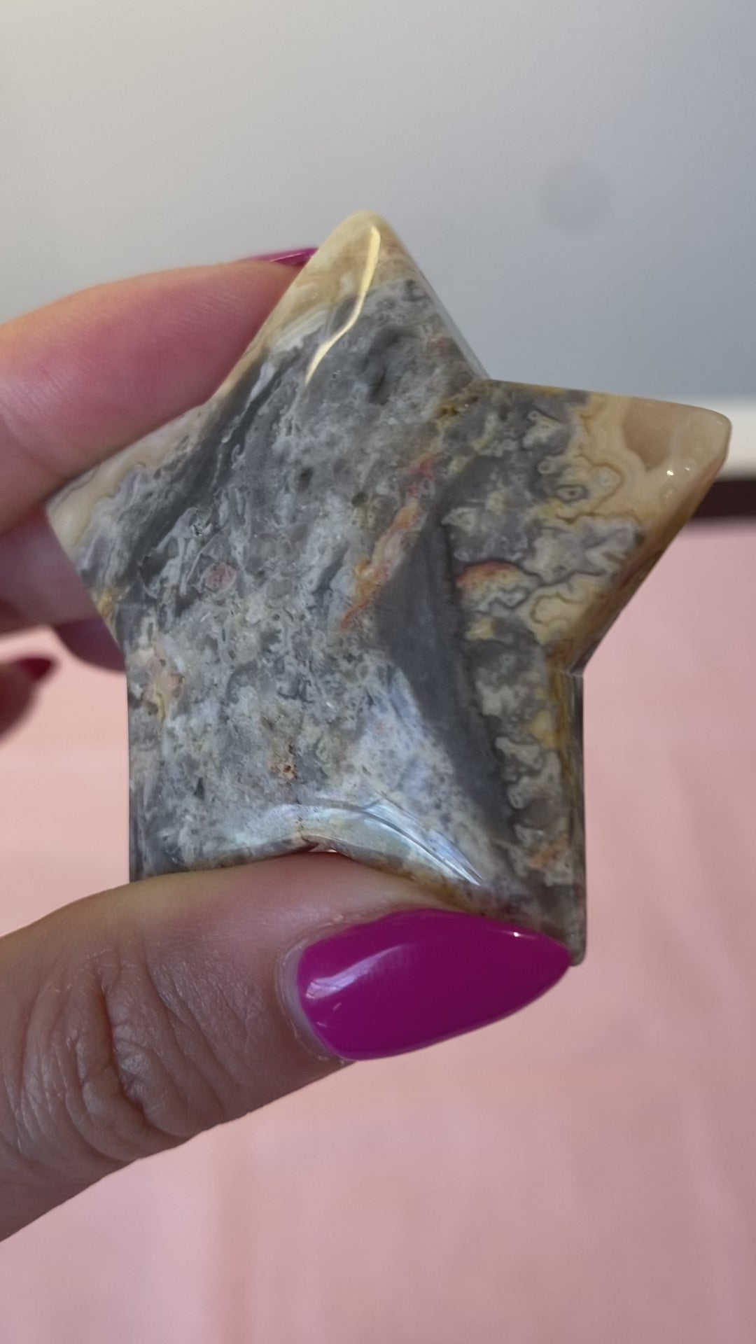 Load and play video in Gallery viewer, Crazy Lace Agate Stars