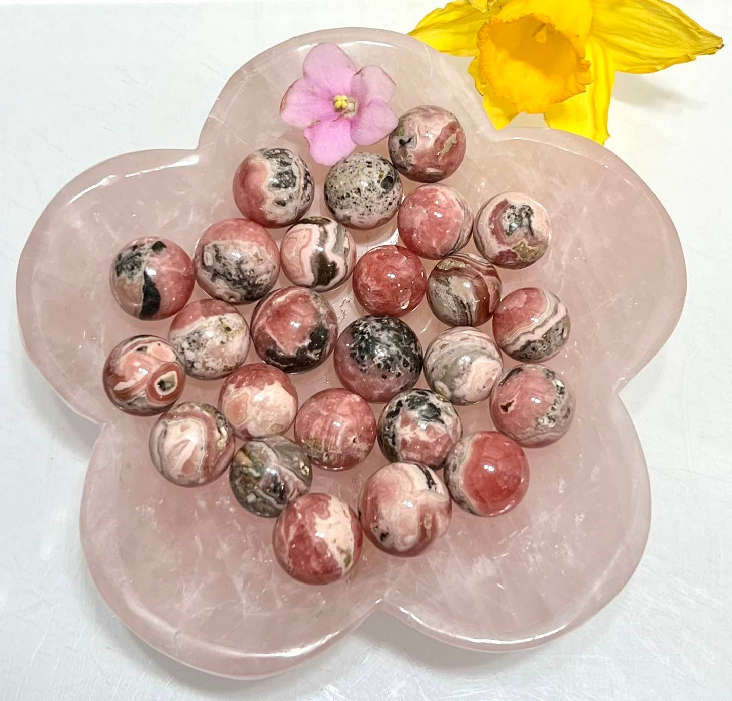 Rhodochrosite Sphere Tumble