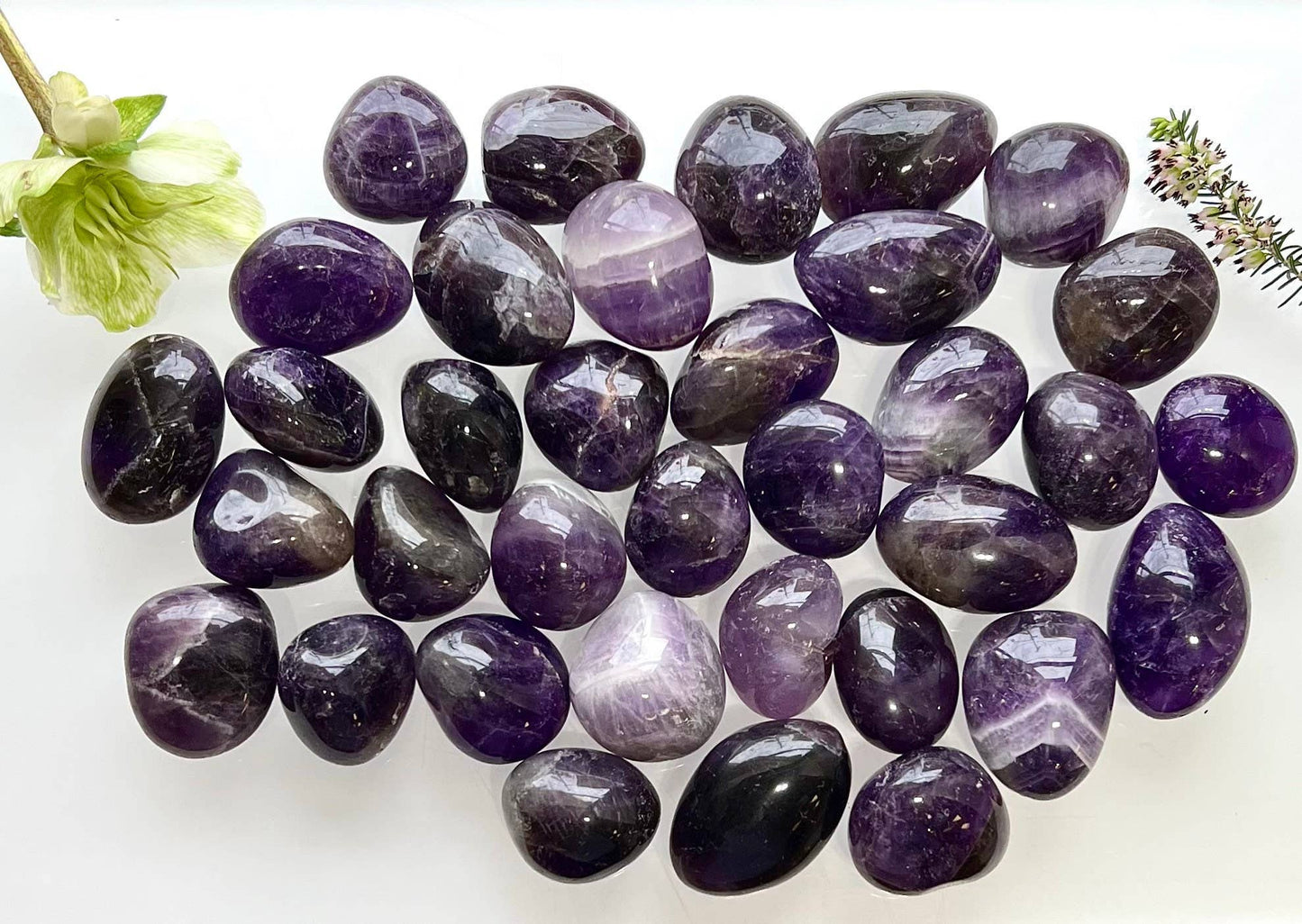 Chevron Amethyst Tumble