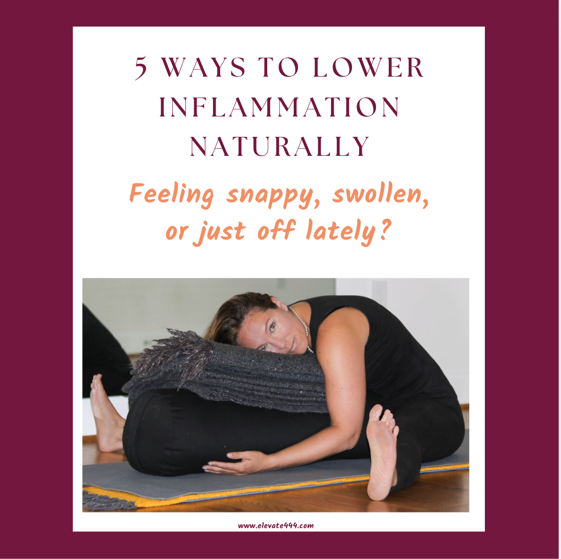5 Ways to Lower Inflammation Naturally
