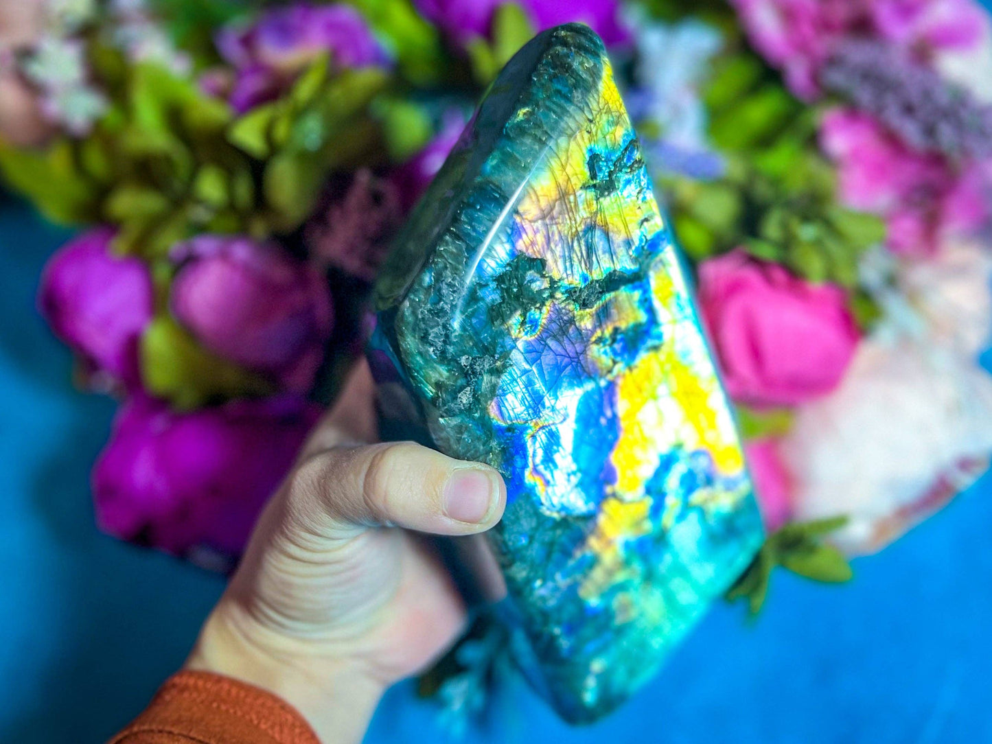 6 1/2" Rainbow Labradorite