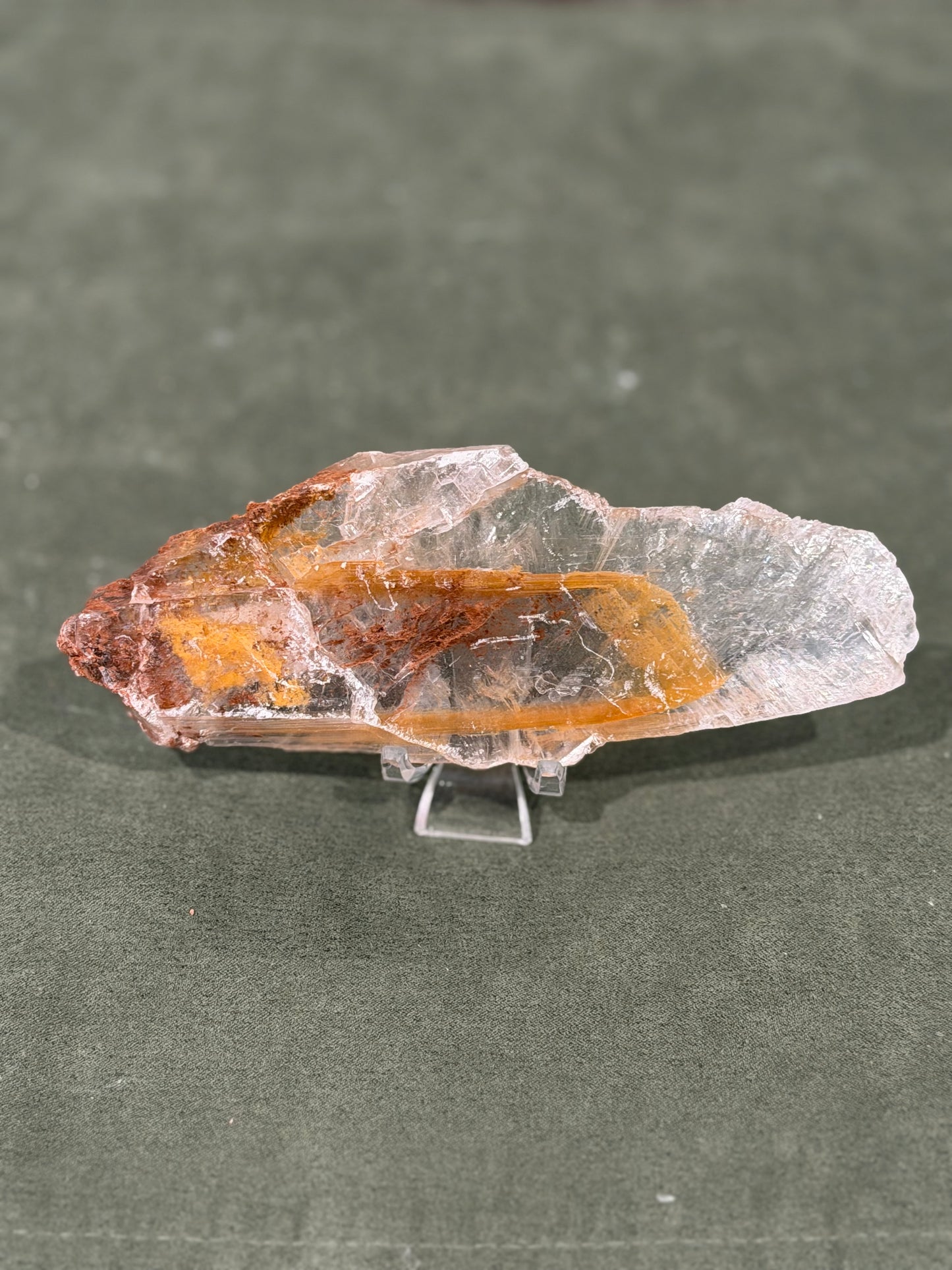 Natural Golden Phantom Selenite from Utah. NEW ARRIVAL!