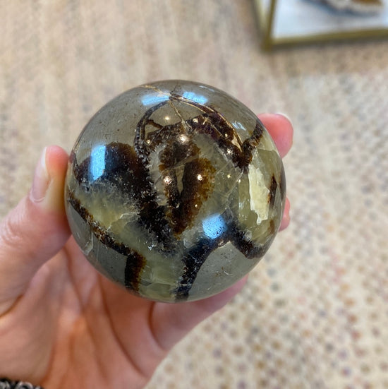 Septarian Sphere Crystal Ball