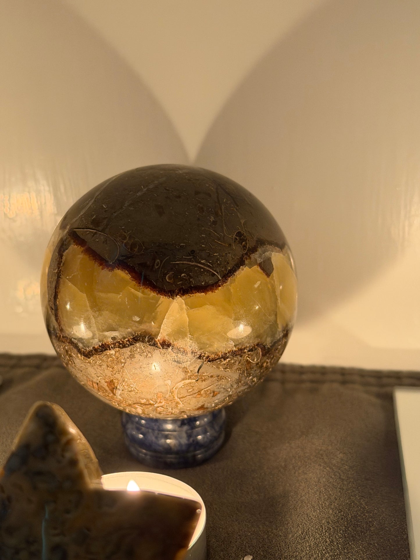 Septarian Sphere | Natural Grounding Crystal
