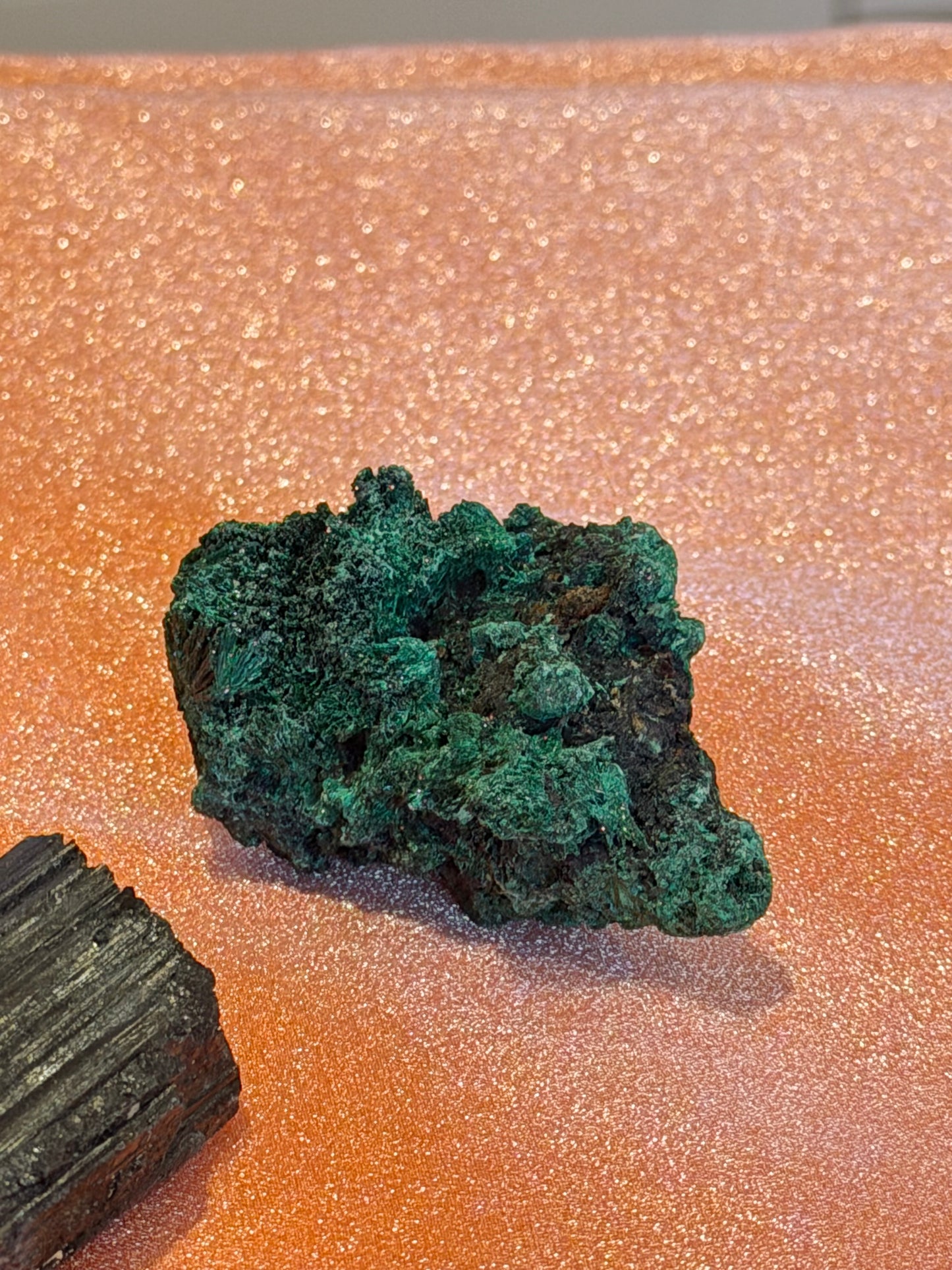 Velvet Fibrous Malachite – Raw Natural Specimen