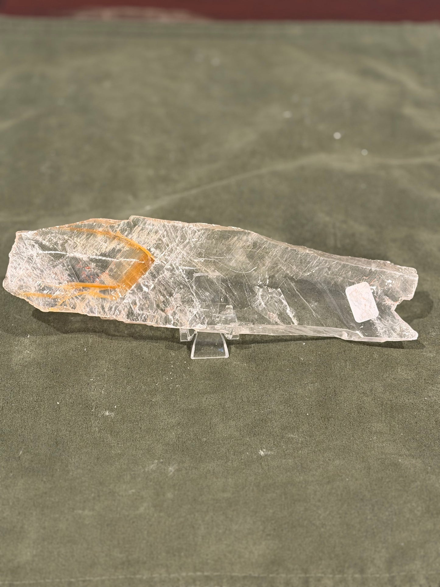 Natural Golden Phantom Selenite from Utah. NEW ARRIVAL!