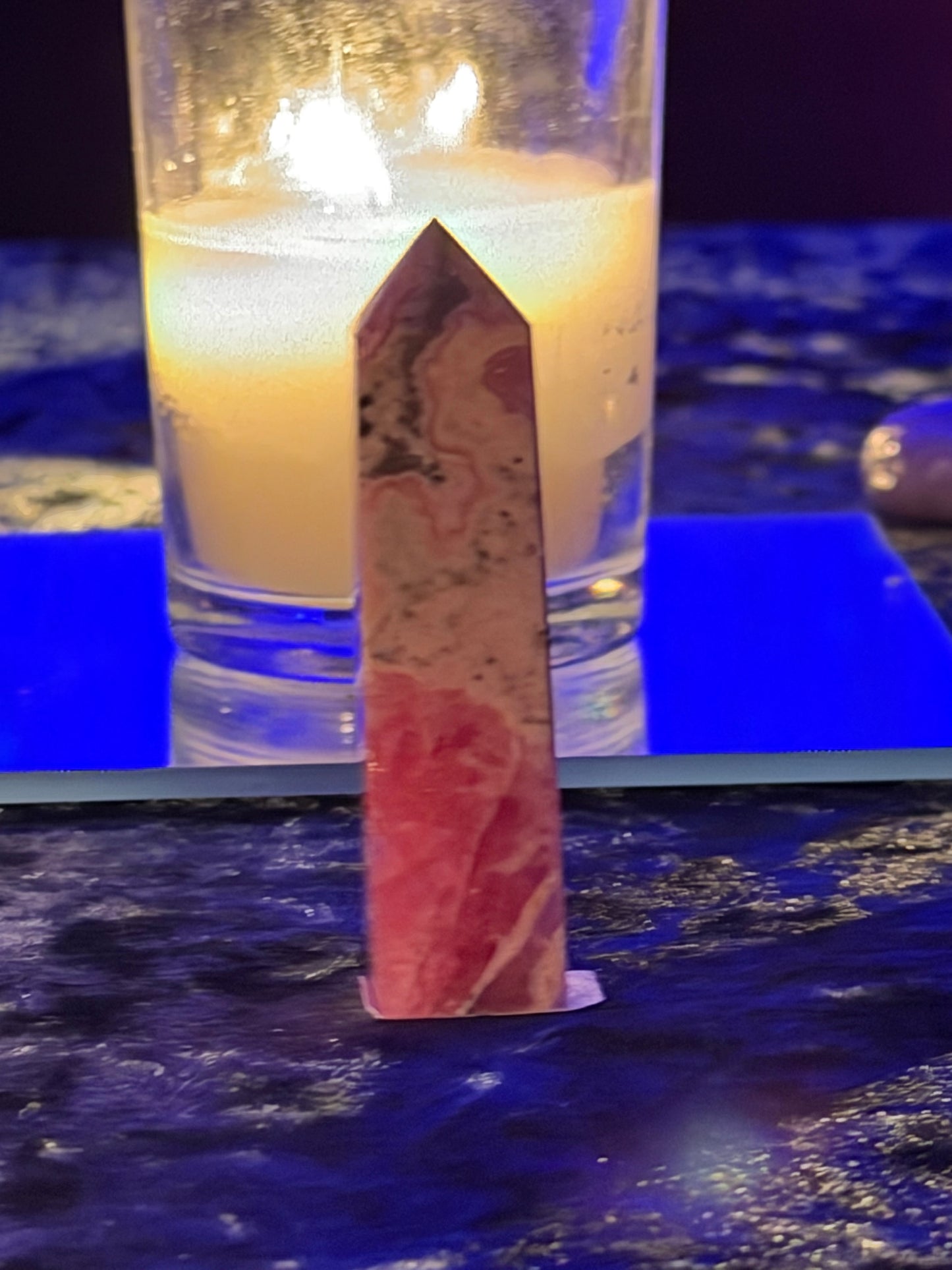 Rhodochrosite Tower from Argentina