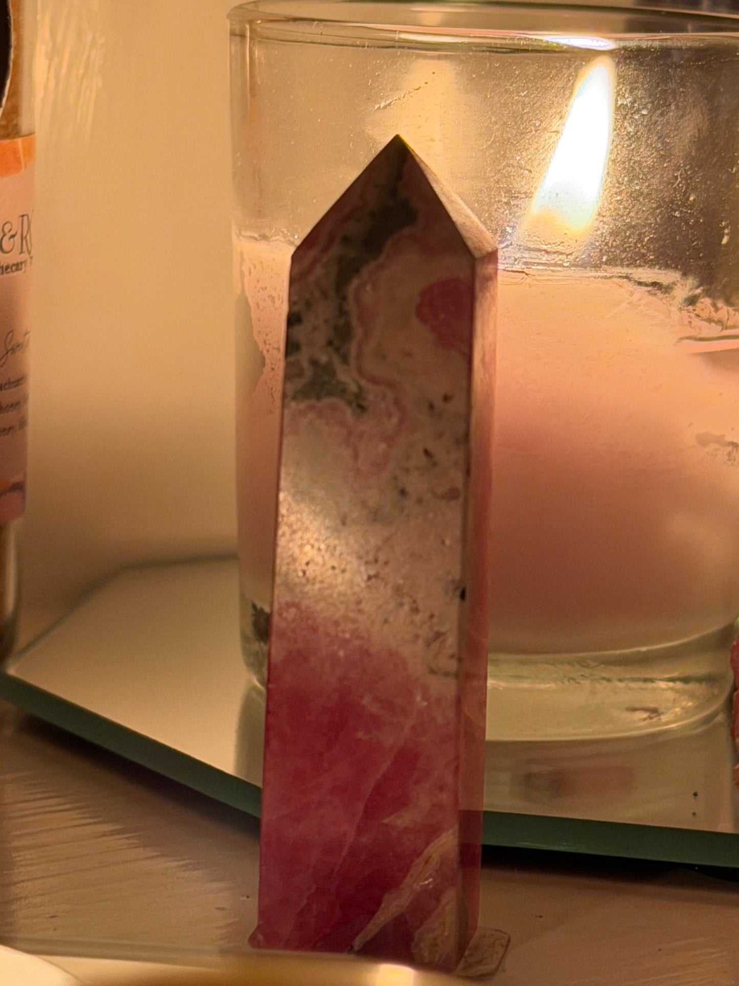 Rhodochrosite Tower from Argentina