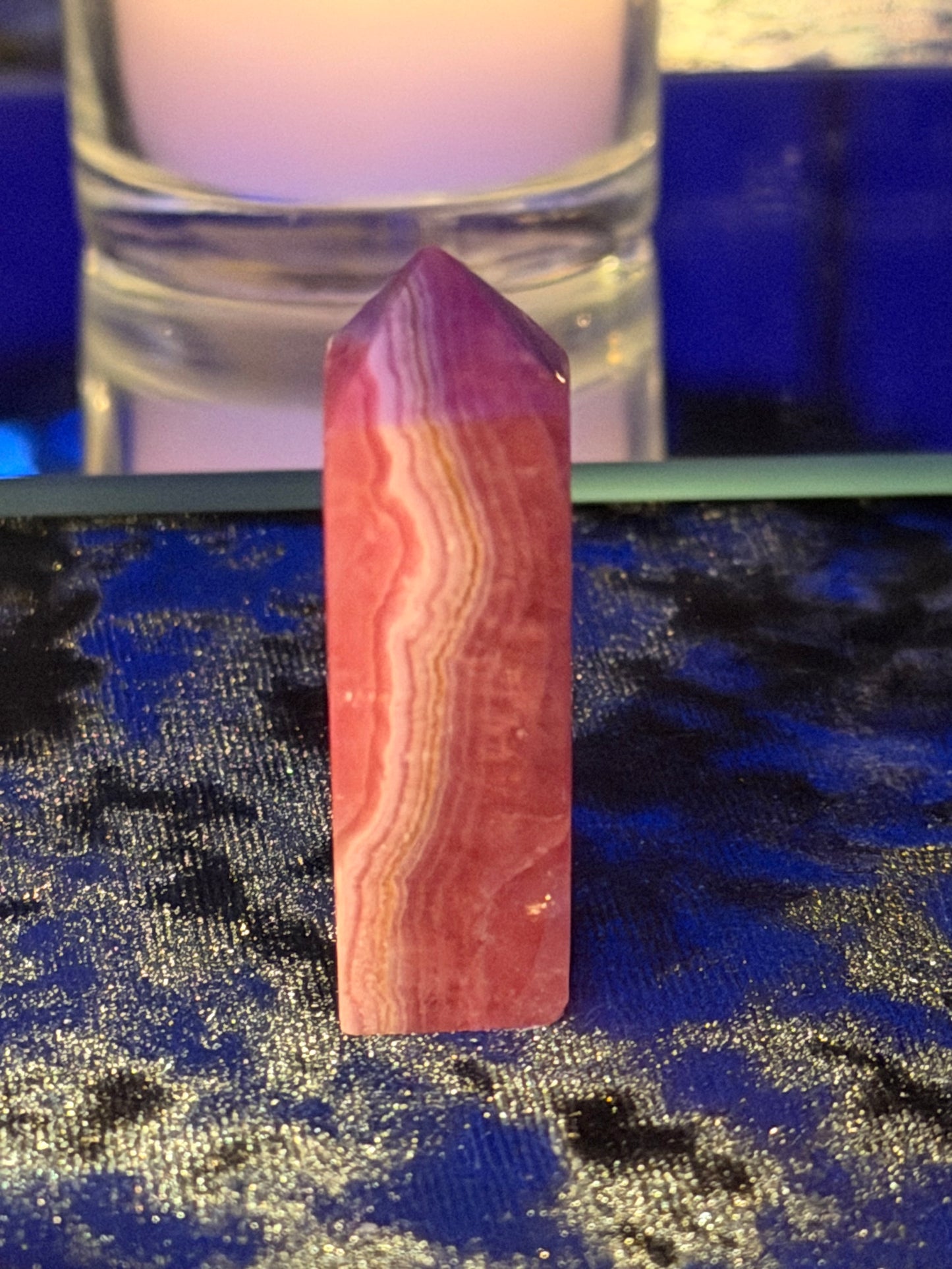 Rhodochrosite Tower from Argentina