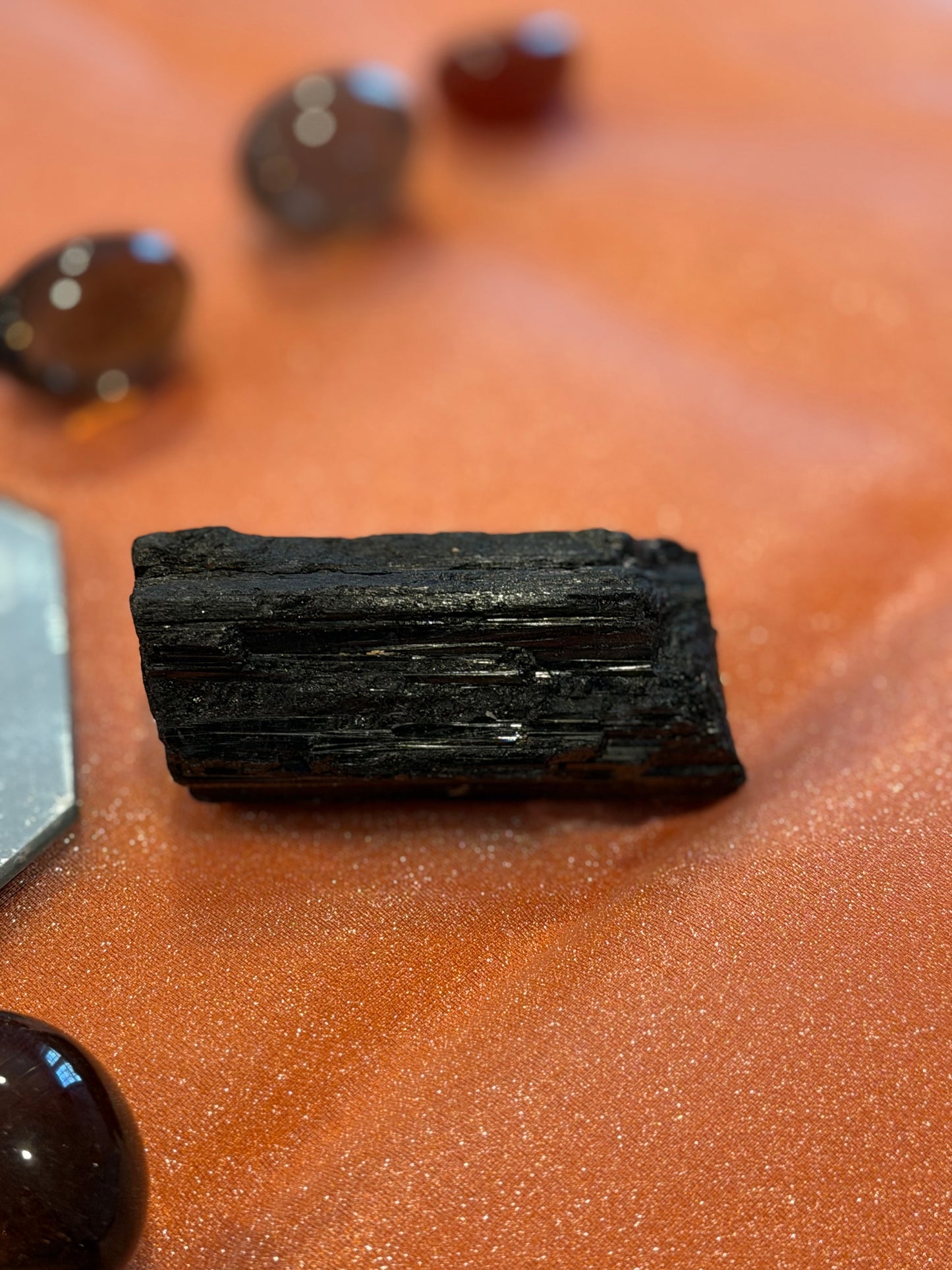 Black Tourmaline Crystal for Protection & Grounding
