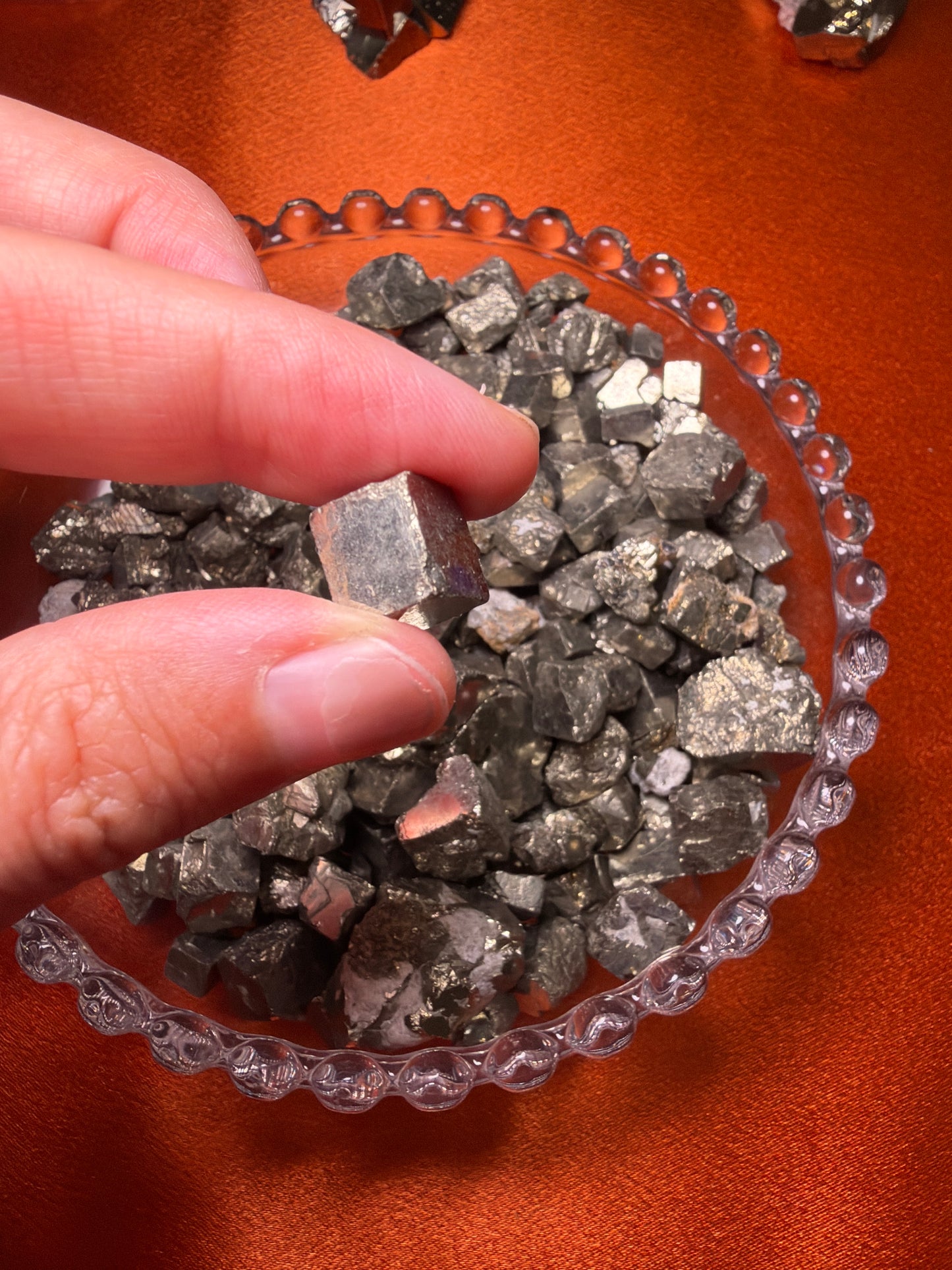 Mini Raw Pyrite Cubes