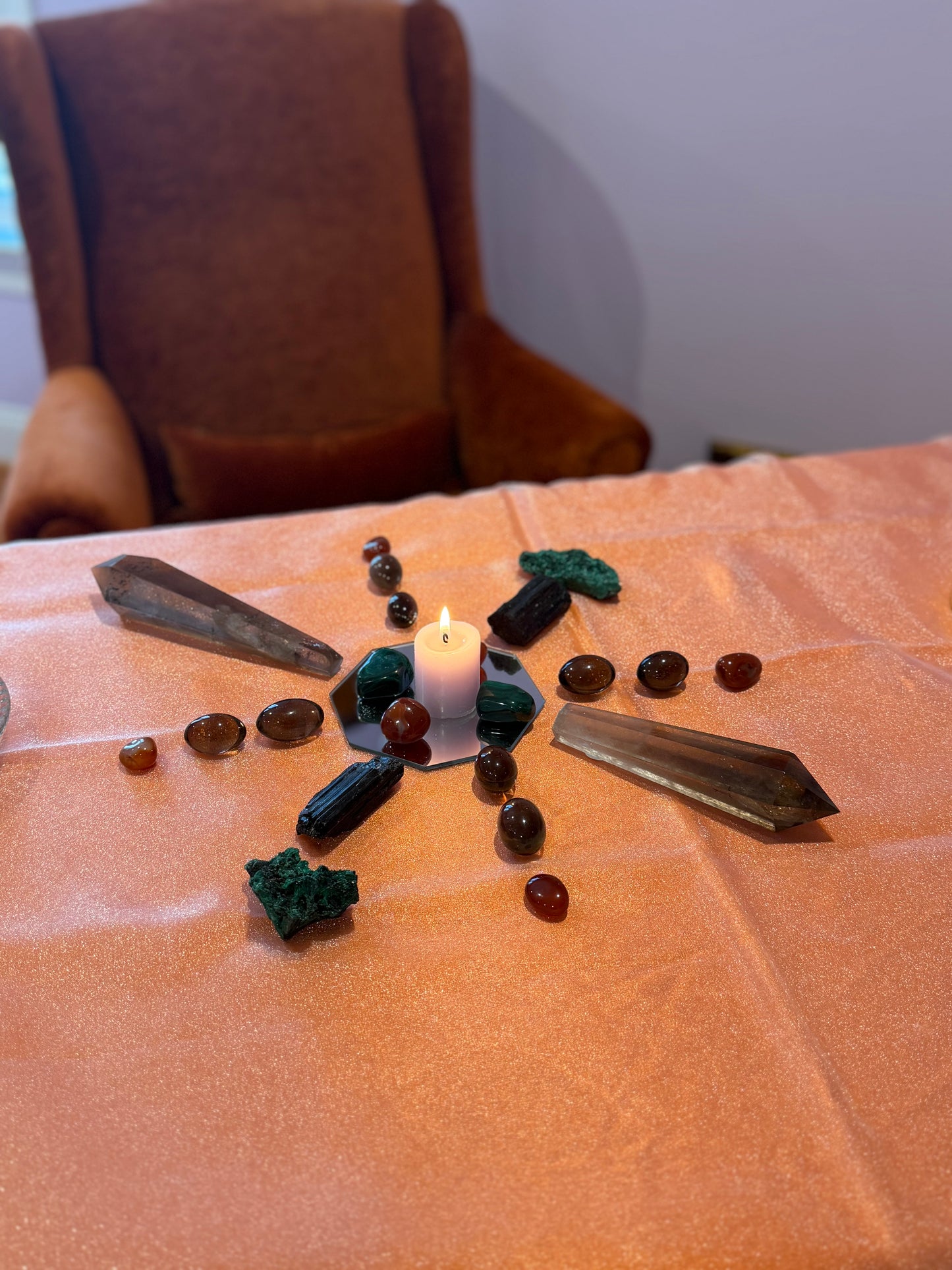 Natural Smoky Quartz Scepter – Grounding Statement Piece