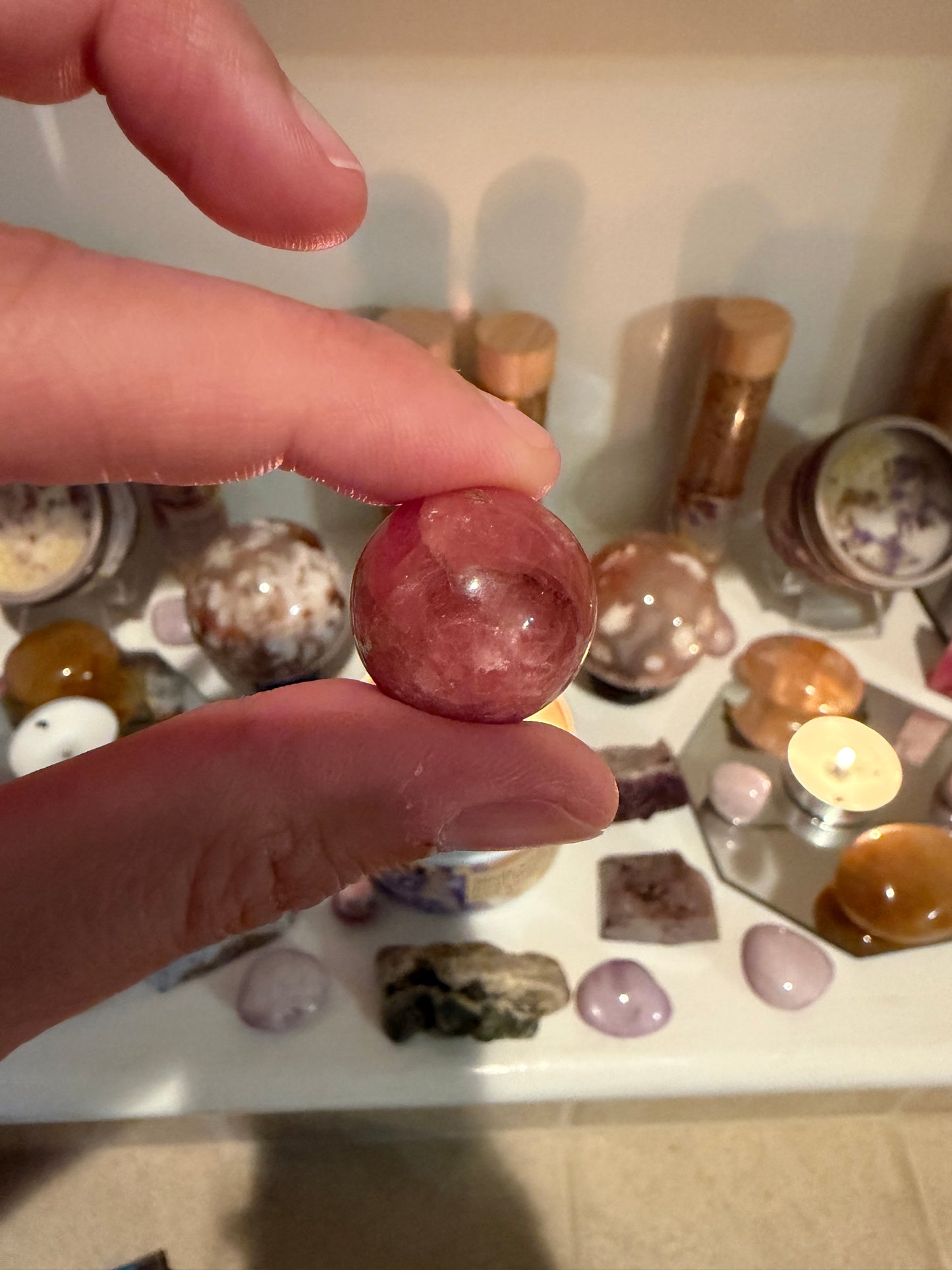 Rhodochrosite Tumble (Argentina)