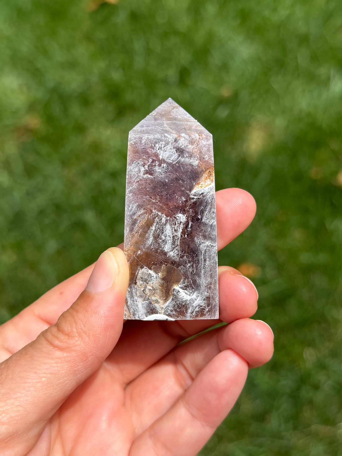 Lepidolite Purple Mica Obelisk