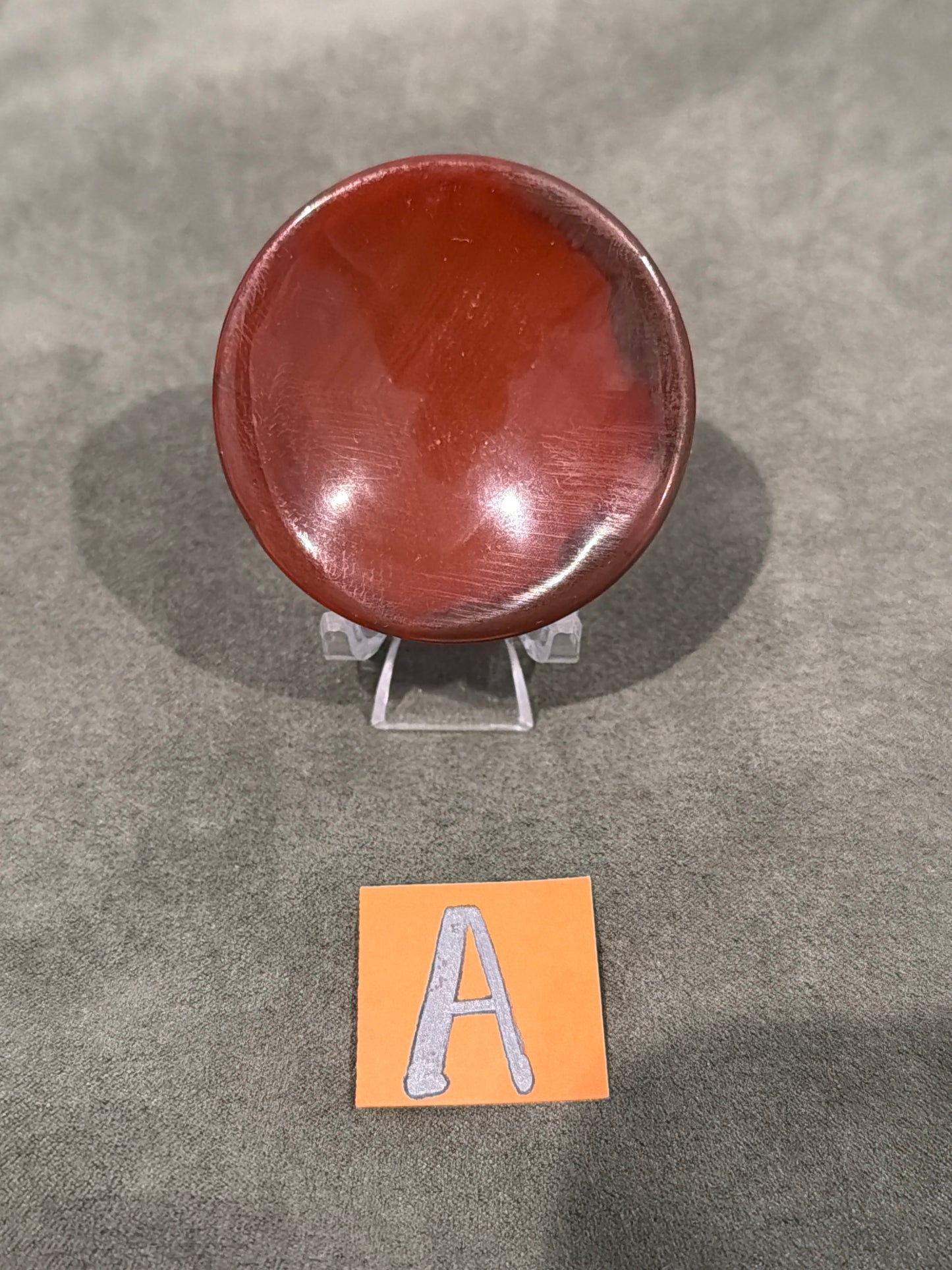 Carnelian Shallow Bowl – Small Natural Crystal Dish