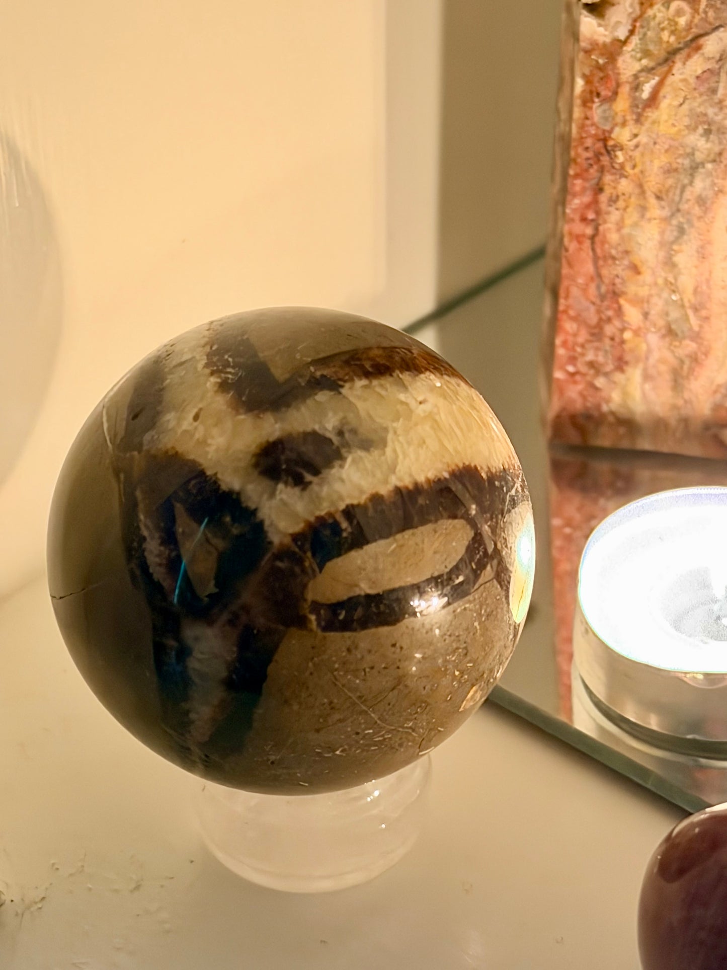 Septarian Sphere | Natural Grounding Crystal
