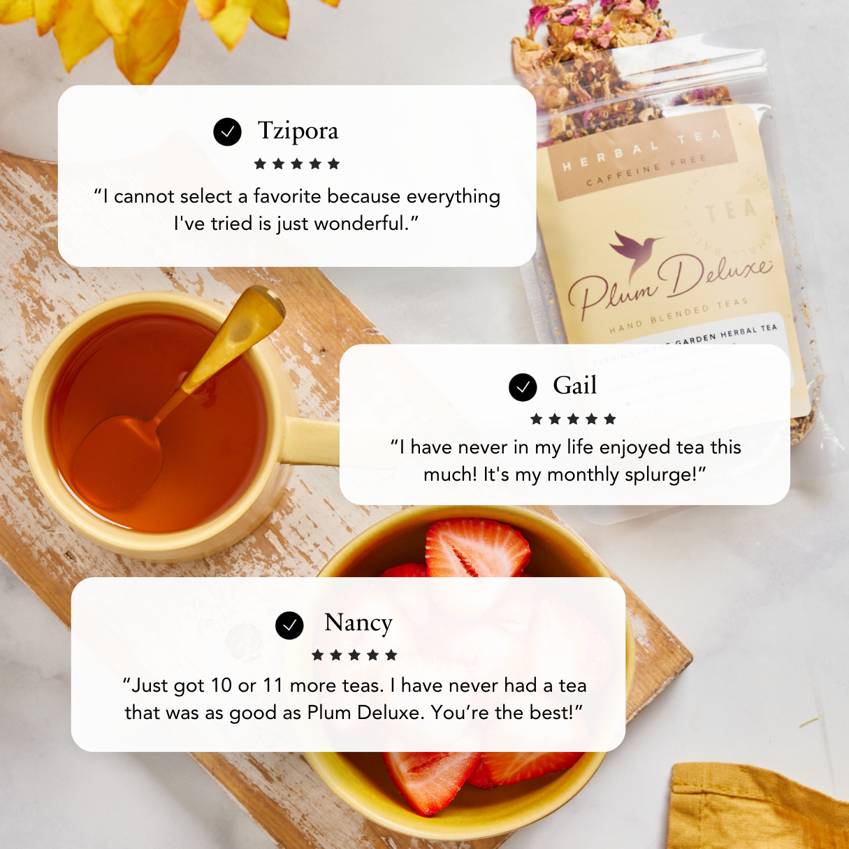 Soul Warmer Herbal Tea | Chestnut Caramel Rooibos Loose Leaf Tea