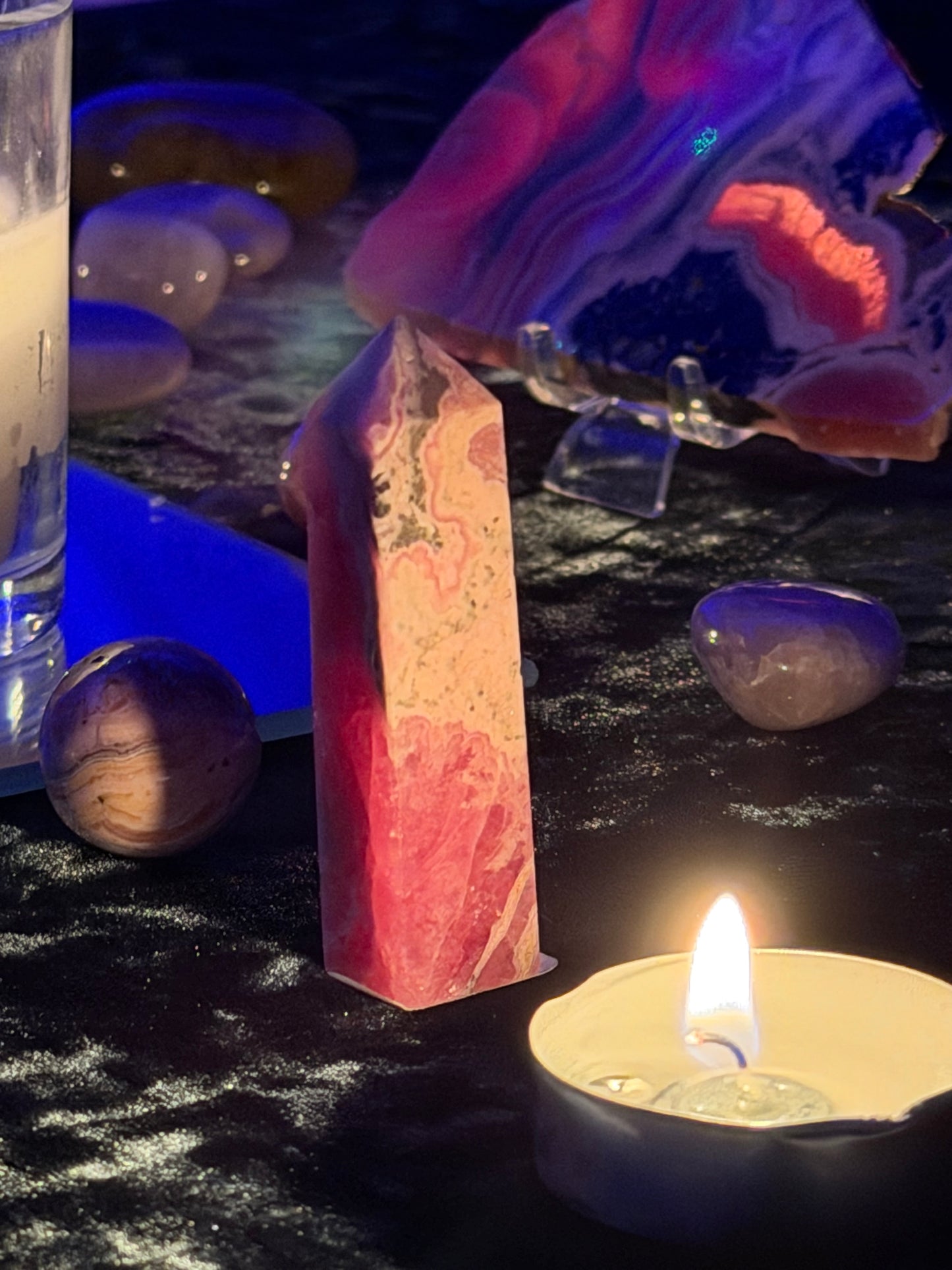 Rhodochrosite Tower from Argentina