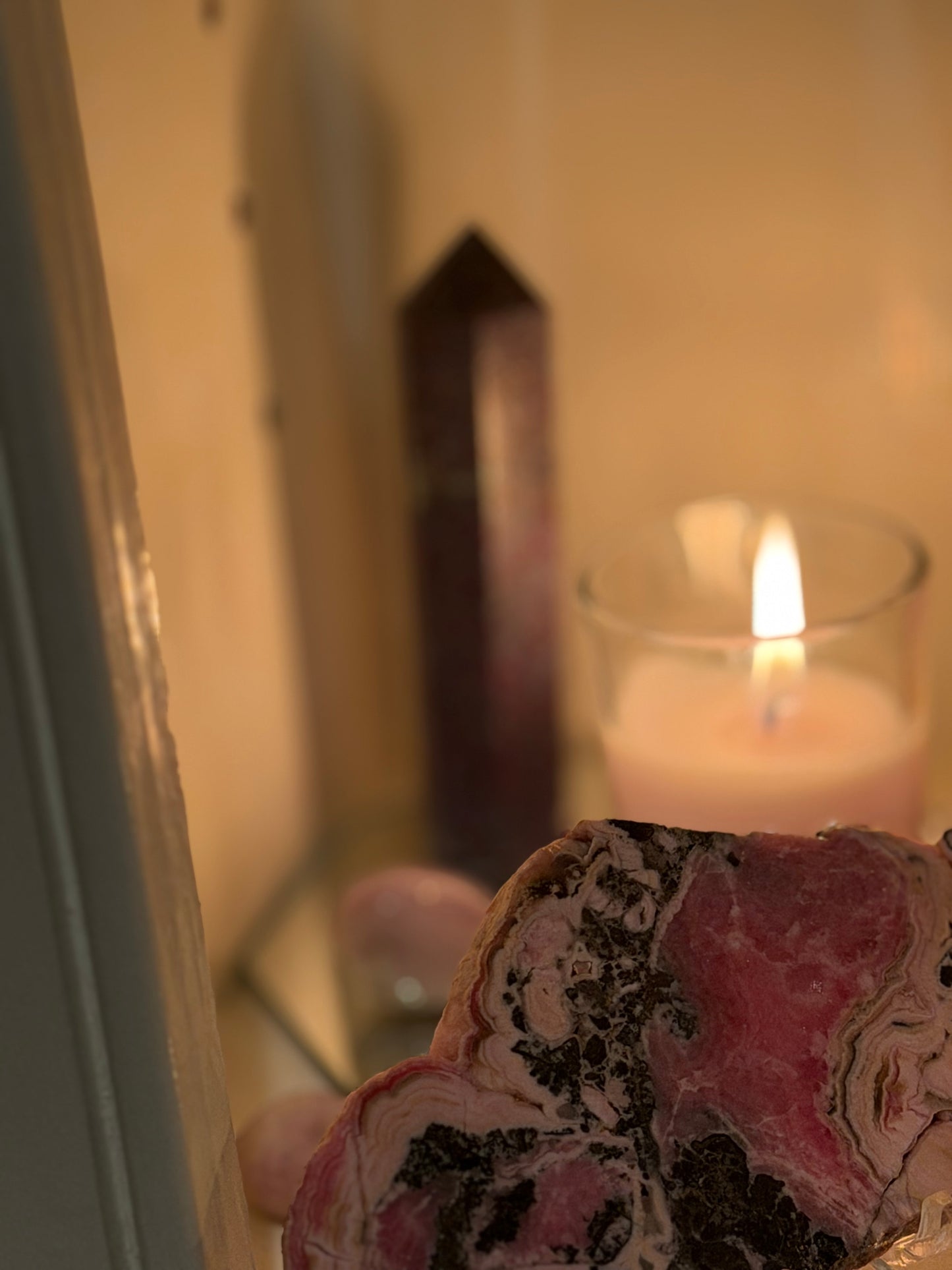Clear Glass Votive Candle | Unscented Ivory Wax