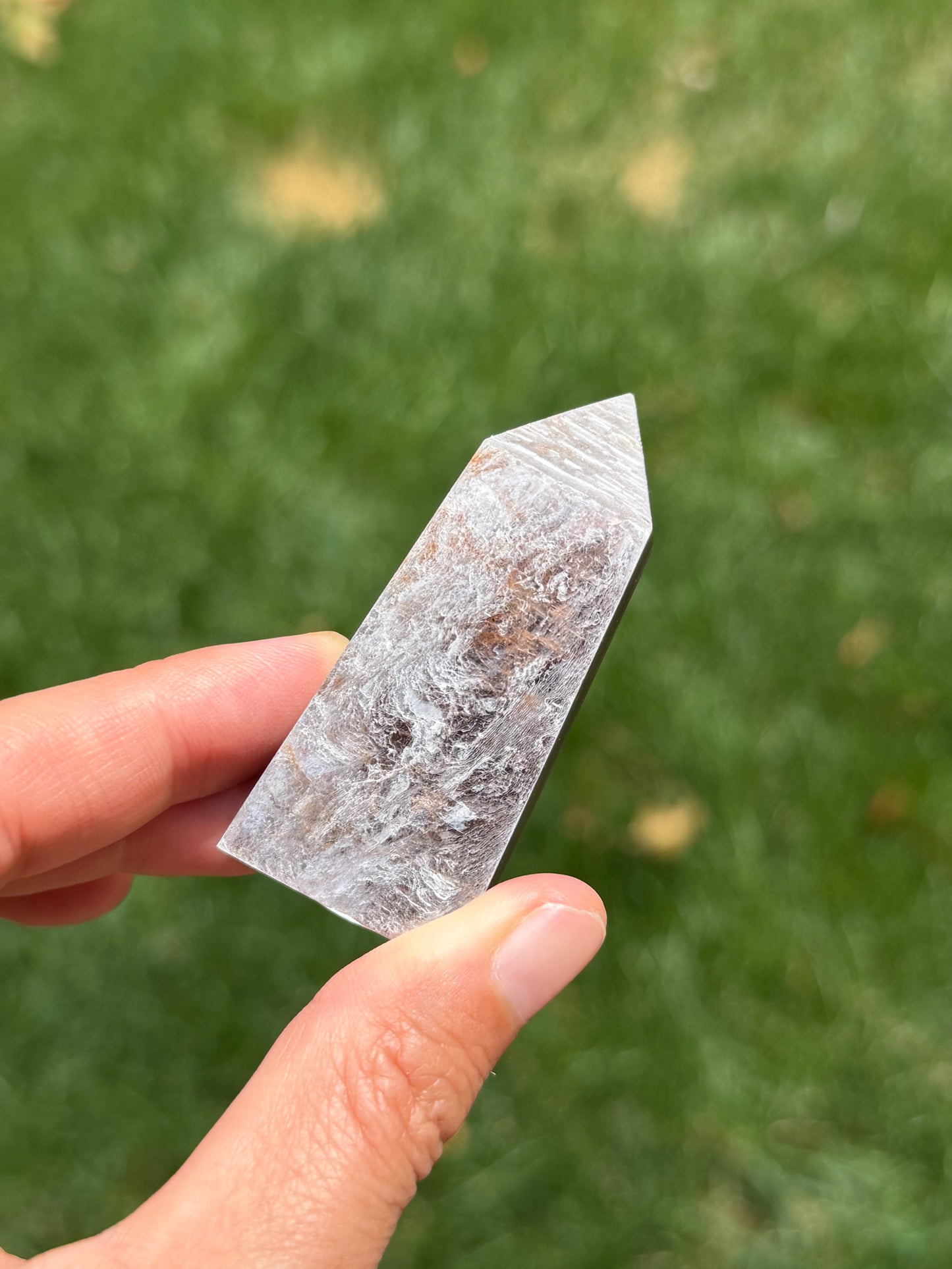 Lepidolite Purple Mica Obelisk