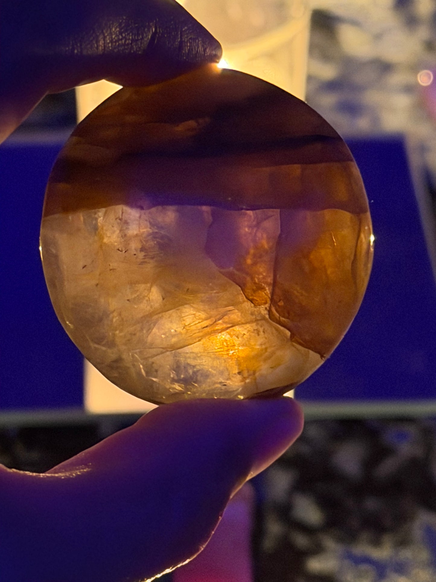 Golden Healer Palm Stone