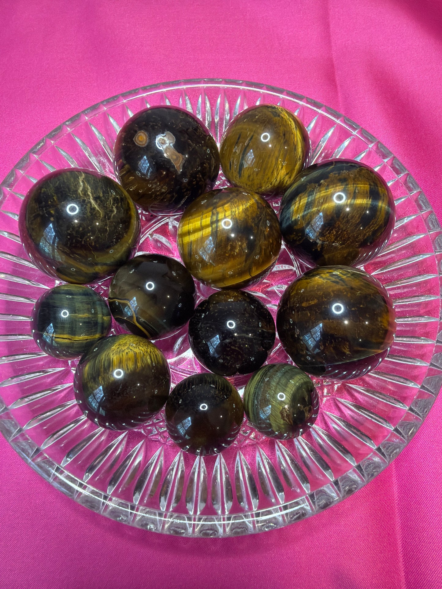 Tiger Eye Small & Medium Spheres