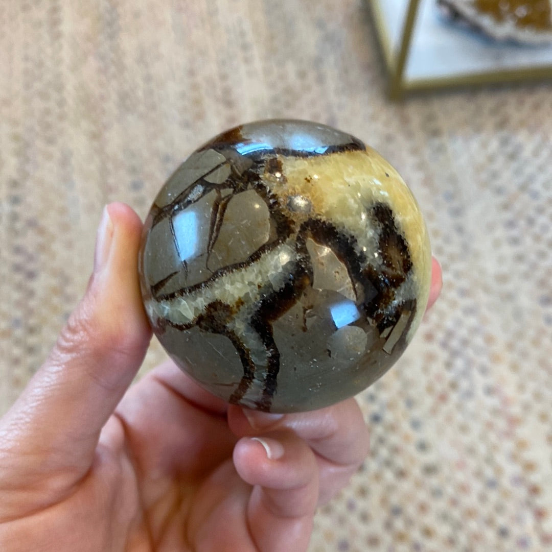 Septarian Sphere Crystal Ball