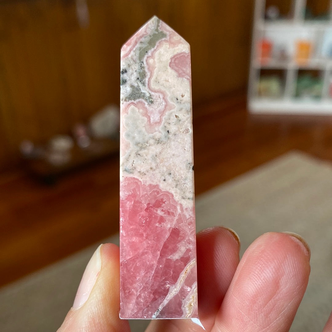 Rhodochrosite tower(s)