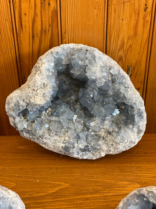 Celestite Geodes (size variety)